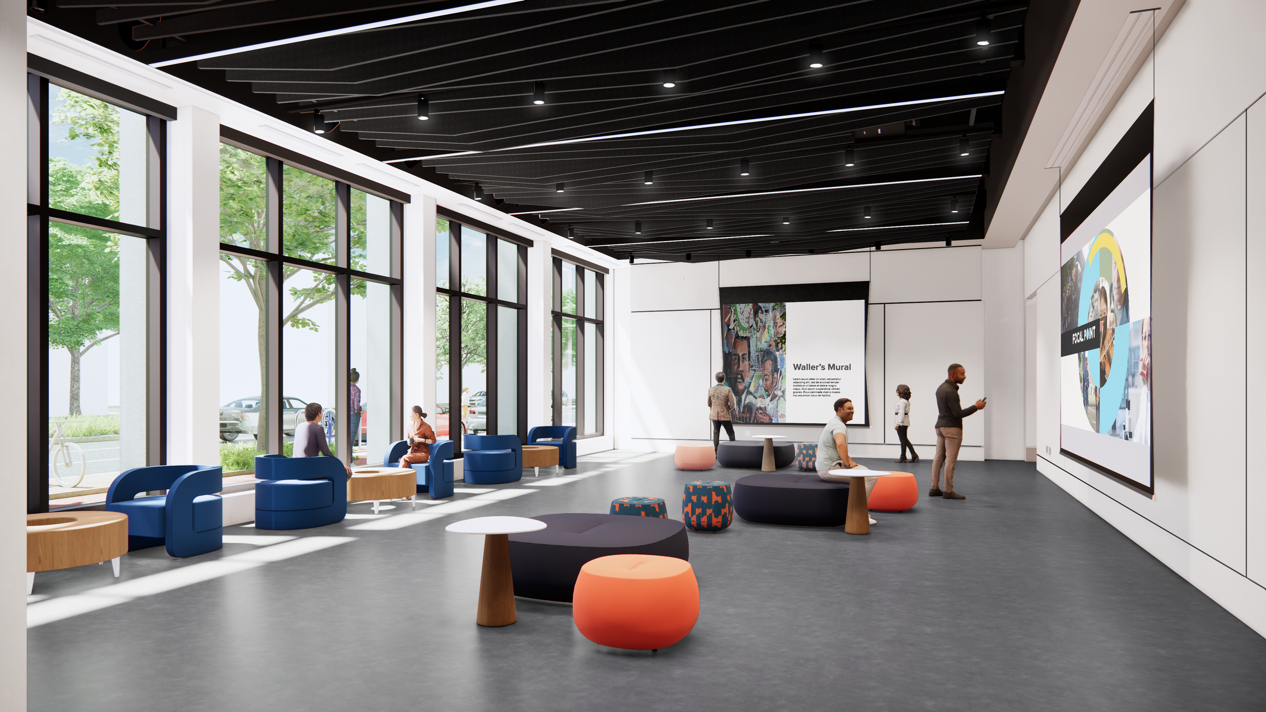Richmond architecture and interior design firm SMBW's design for VPM's new Richmond headquarters.
