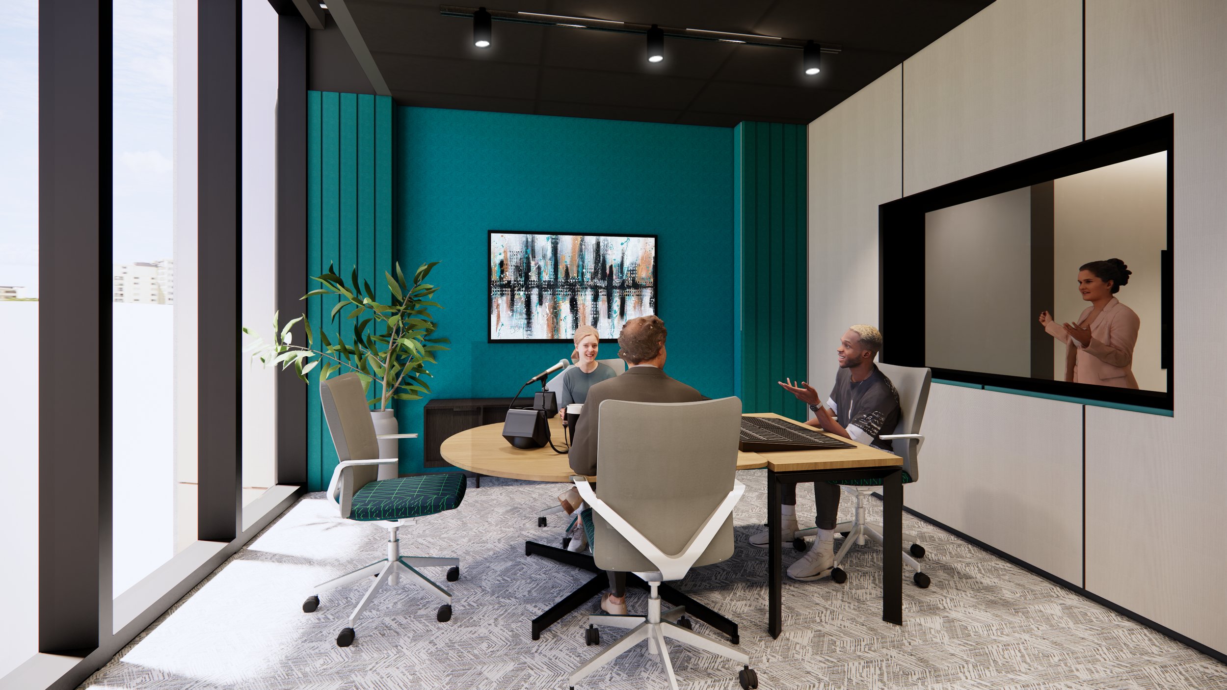 Richmond architecture and interior design firm SMBW's design for VPM's new Richmond headquarters.