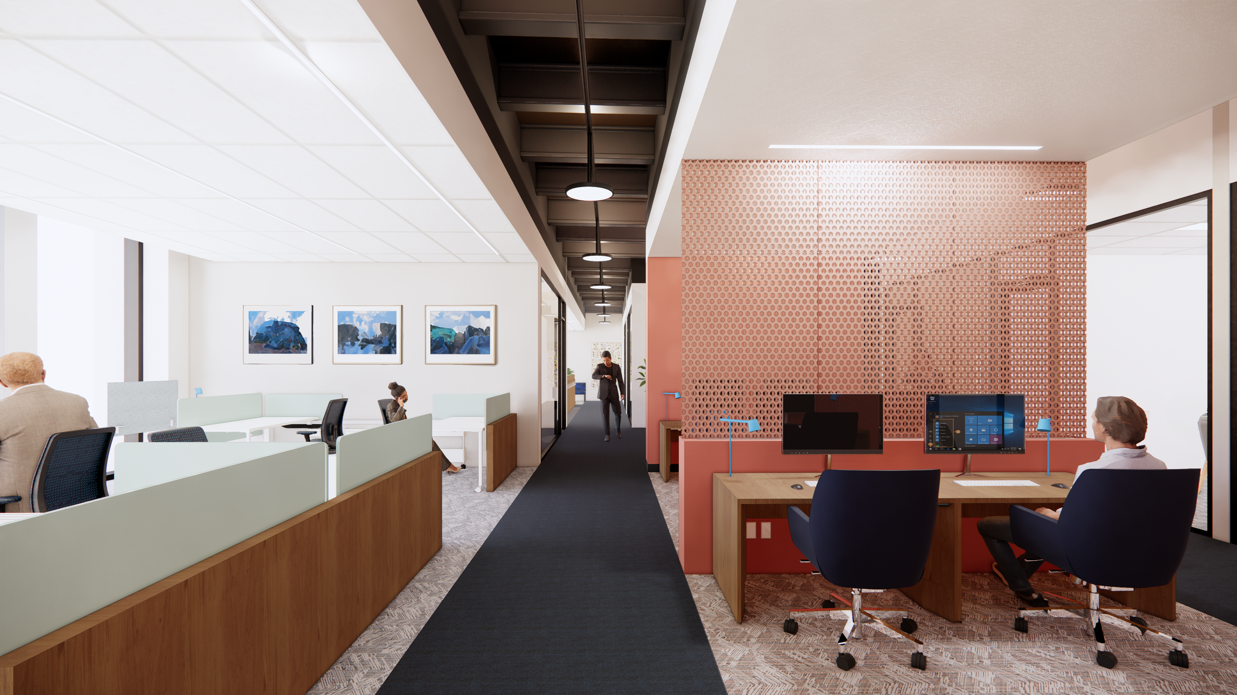 Richmond architecture and interior design firm SMBW's design for VPM's new Richmond headquarters.