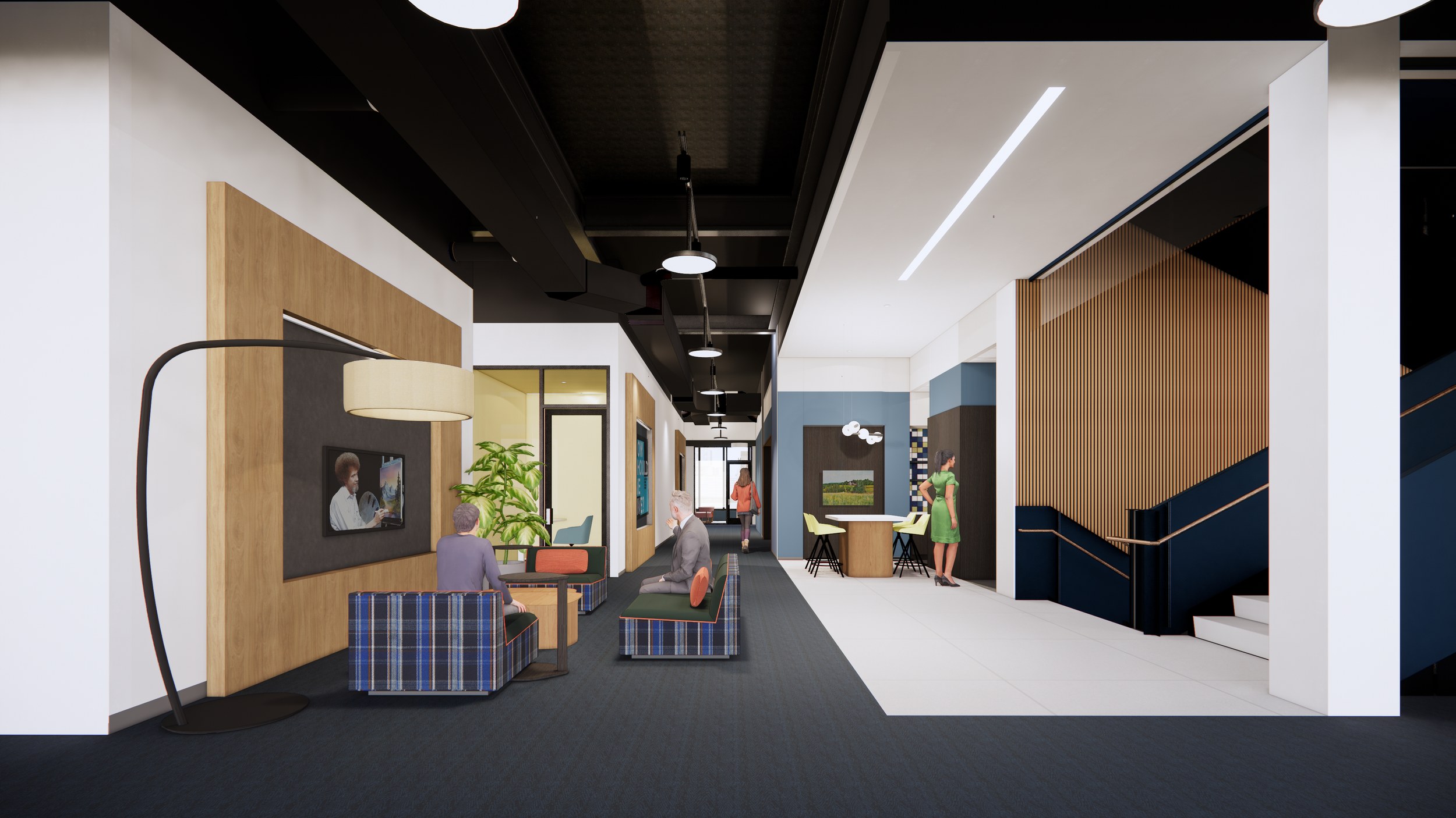 Richmond architecture and interior design firm SMBW's design for VPM's new Richmond headquarters.