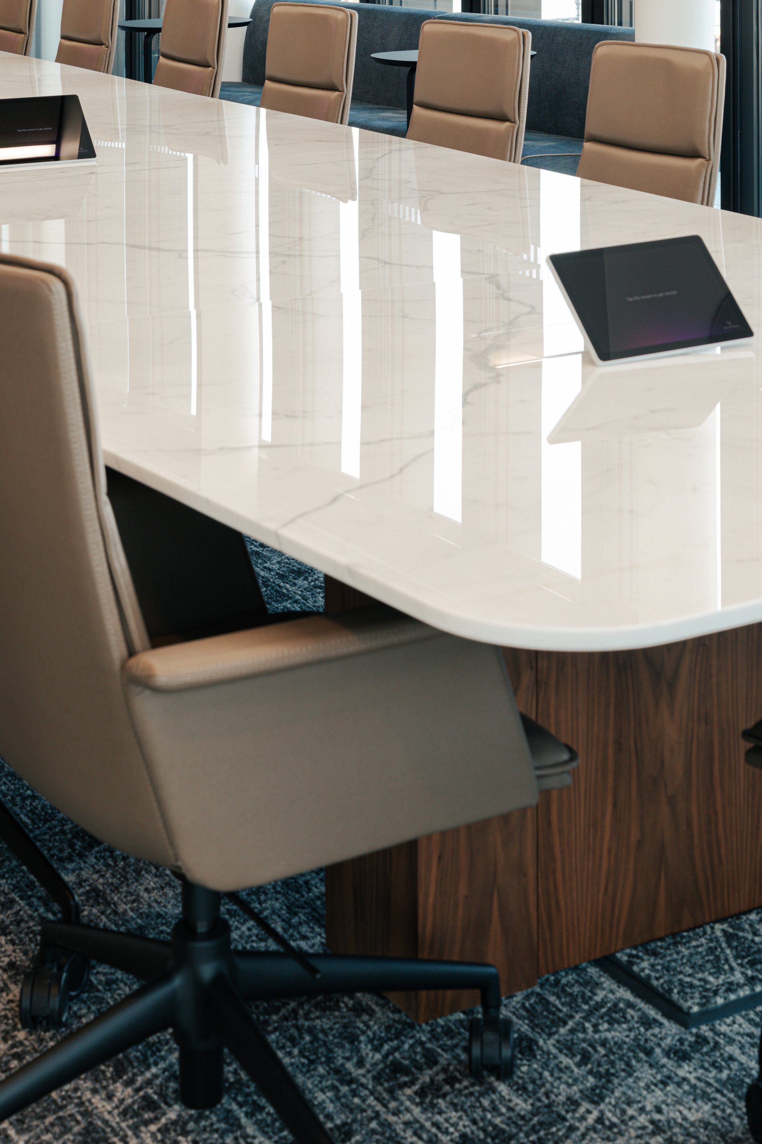 Richmond architecture and interior design firm SMBW's design for a London Investment Bank office.