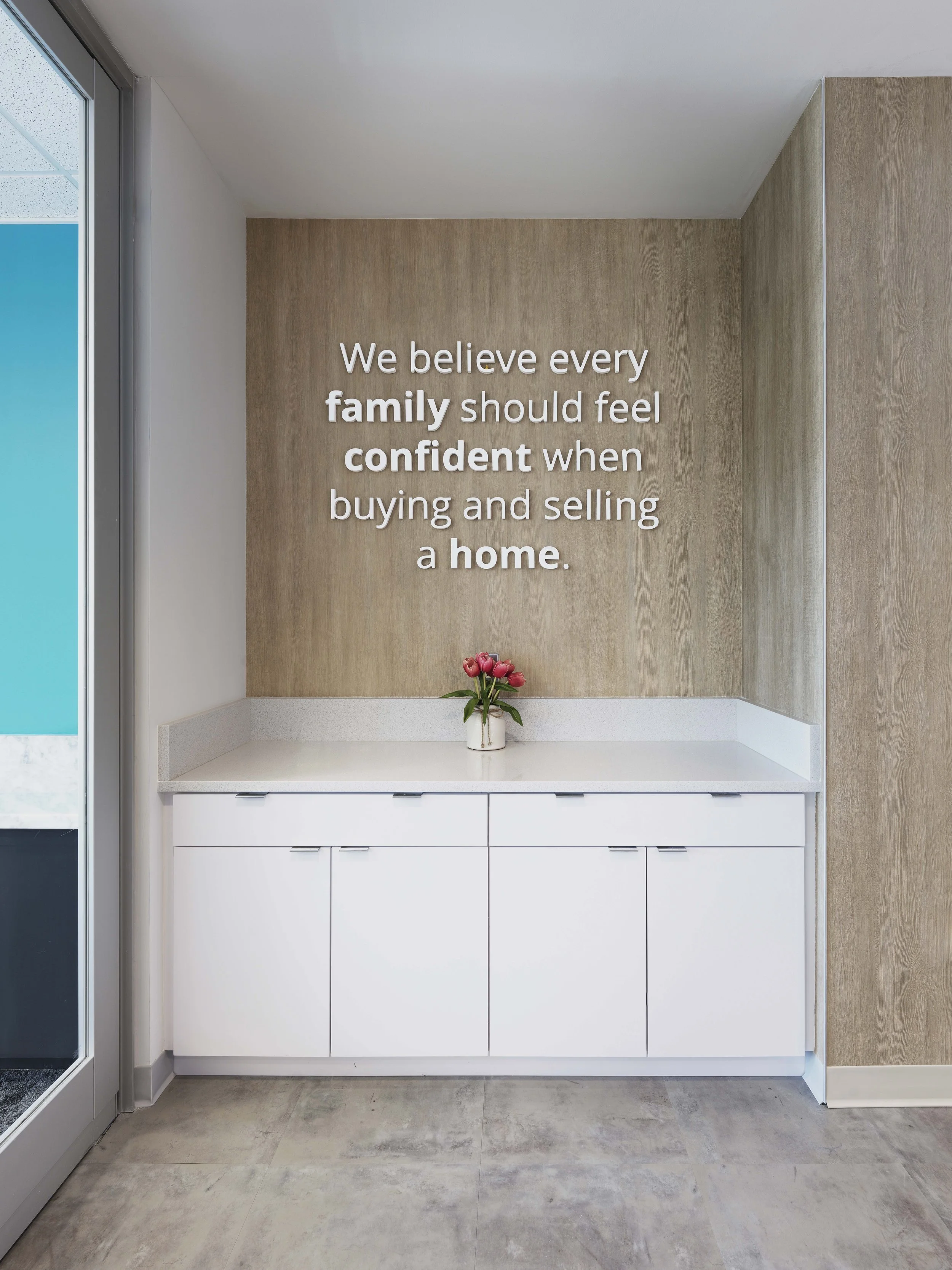 Richmond architecture and interior design firm SMBW's design for KCM's office.