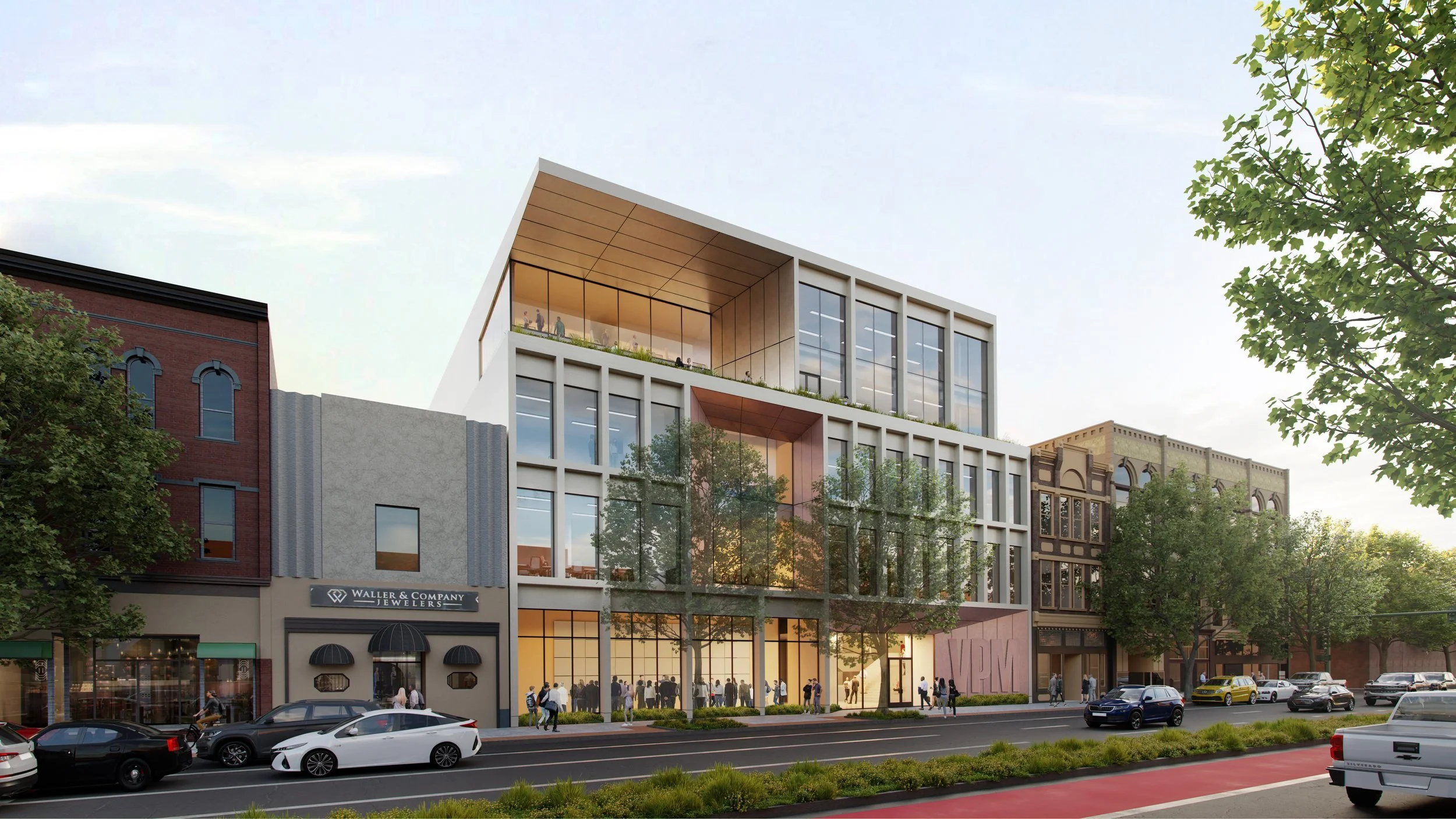 Richmond architecture and interior design firm SMBW's design for VPM's new Richmond headquarters.