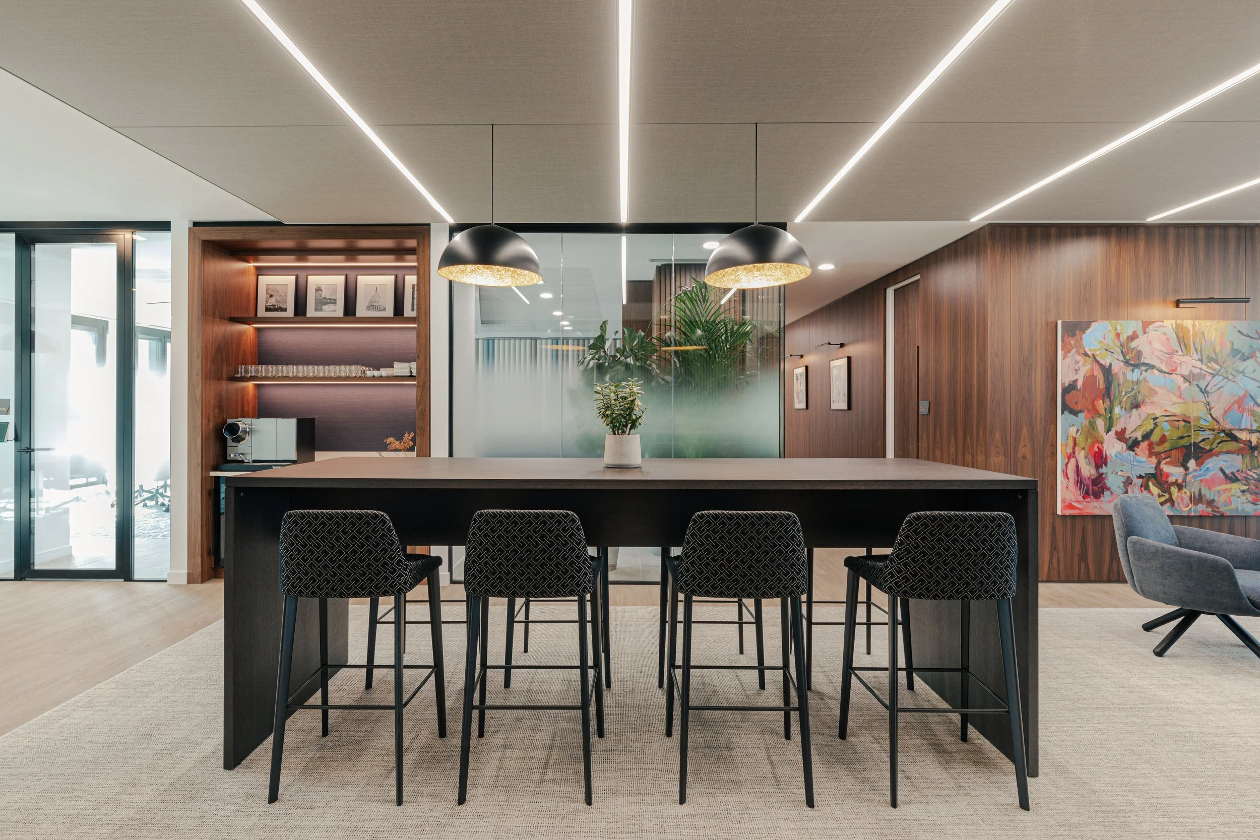 Richmond architecture and interior design firm SMBW's design for a London Investment Bank office.