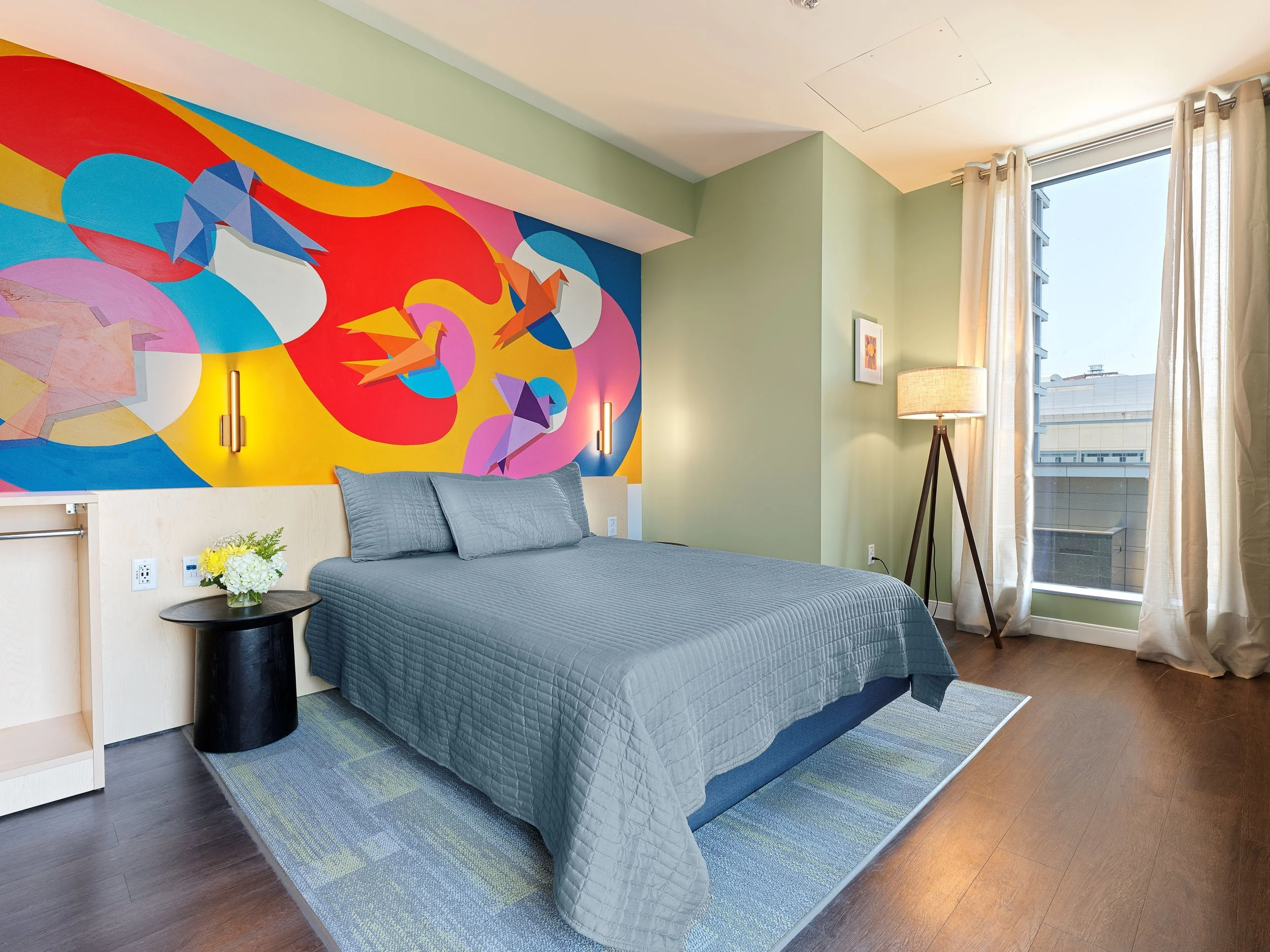 Richmond architecture and interior design firm SMBW's design for Ronald McDonald House Charities of Richmond's In-Hospital Suite
