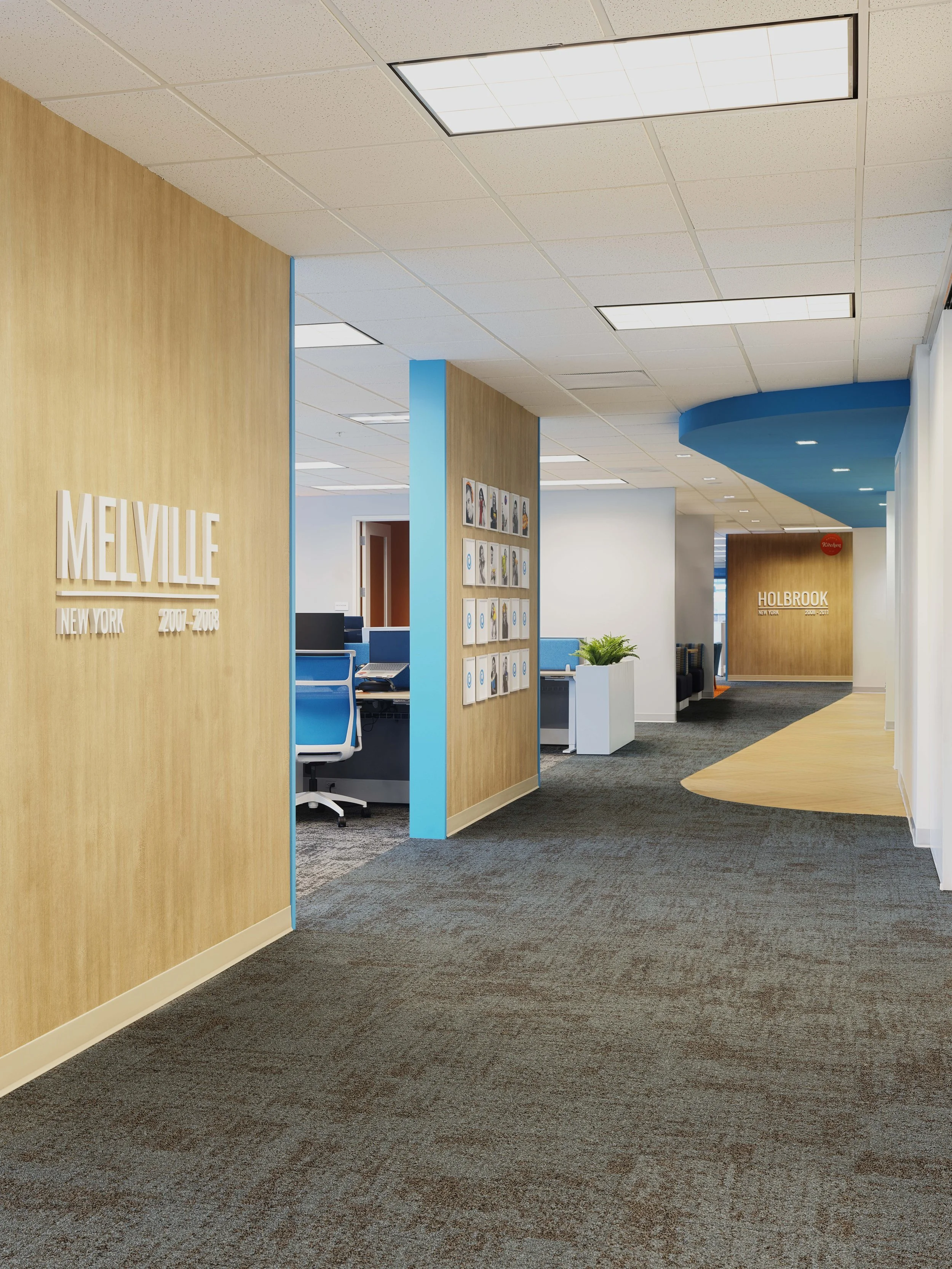 Richmond architecture and interior design firm SMBW's design for KCM's office.