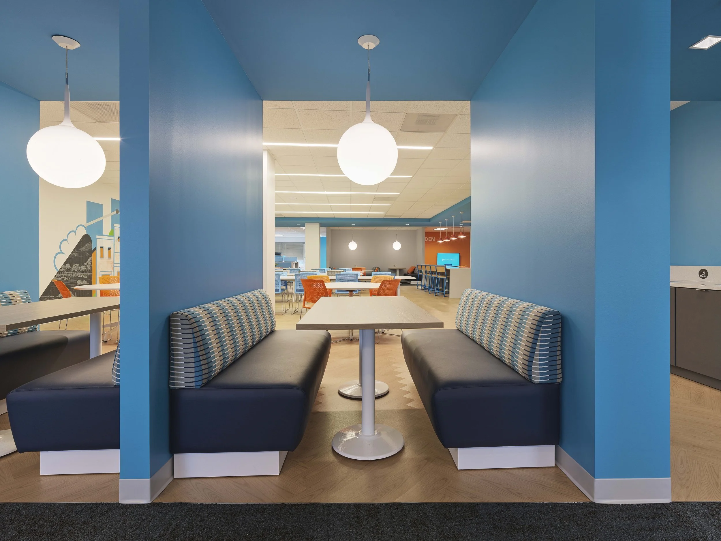 Richmond architecture and interior design firm SMBW's design for KCM's office.