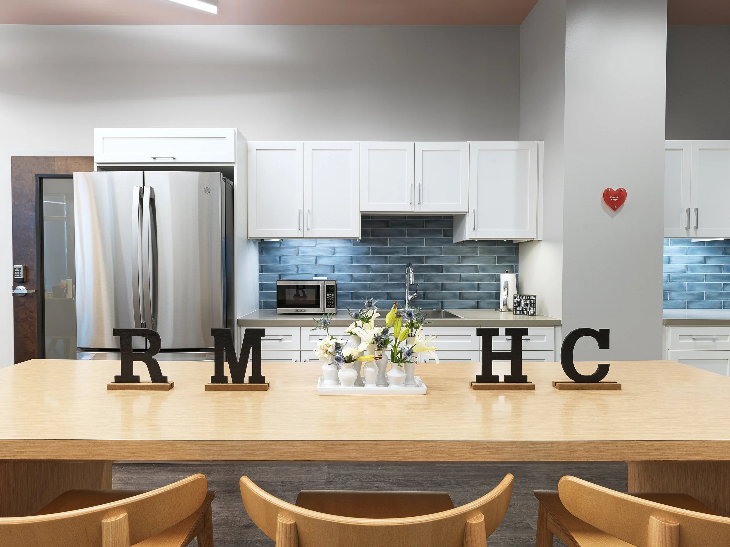 Richmond architecture and interior design firm SMBW's design for Ronald McDonald House Charities of Richmond's In-Hospital Suite