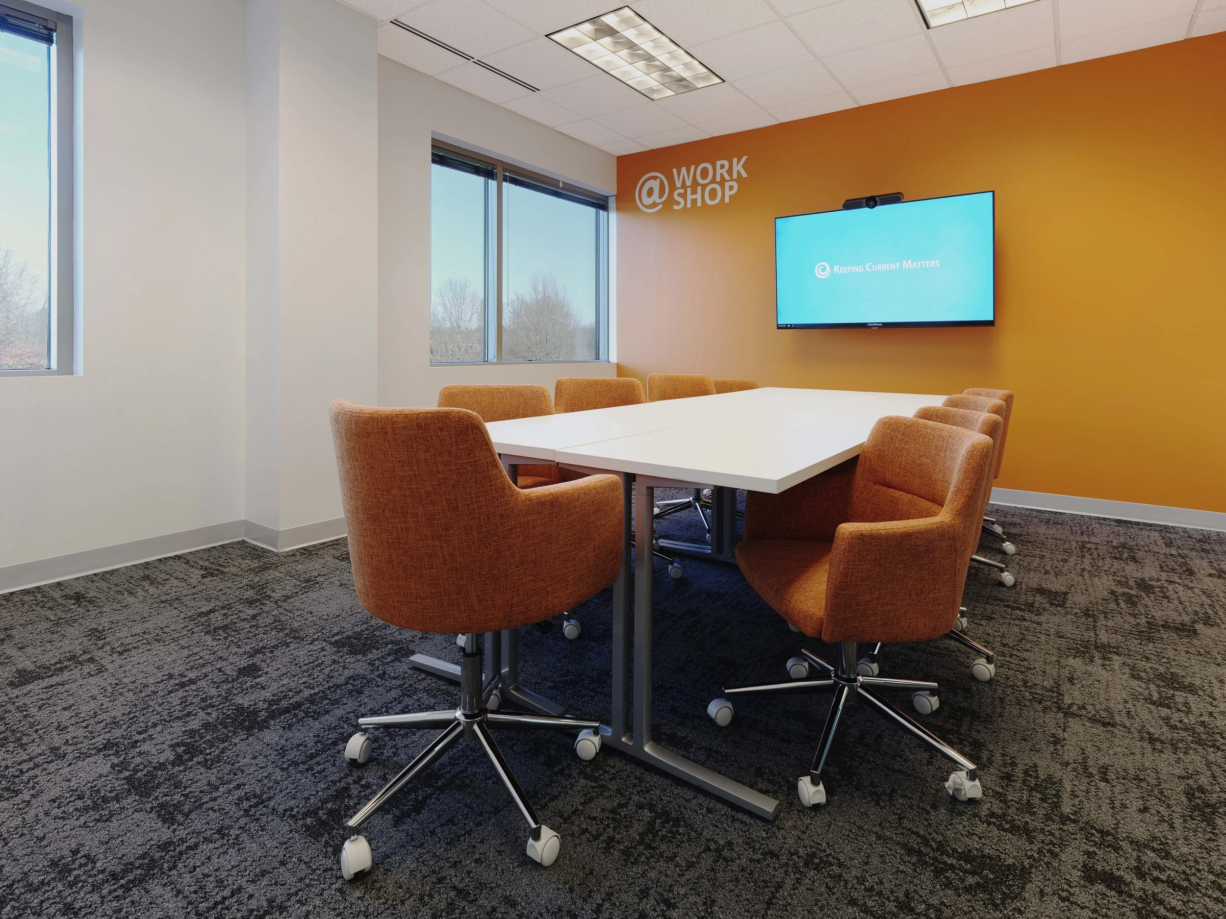Richmond architecture and interior design firm SMBW's design for KCM's office.