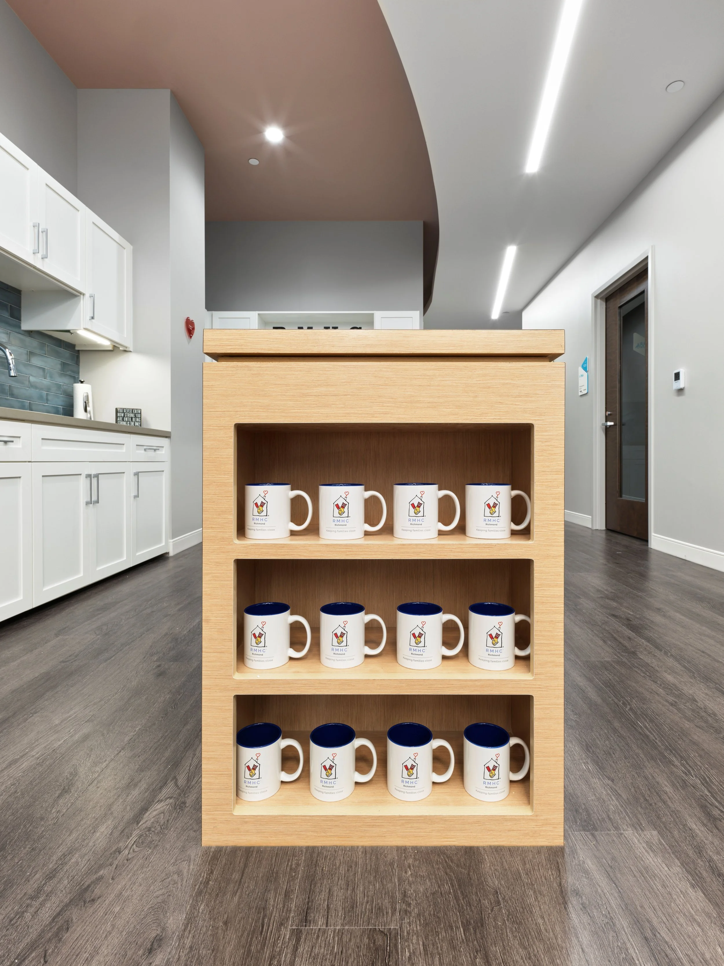 Richmond architecture and interior design firm SMBW's design for Ronald McDonald House Charities of Richmond's In-Hospital Suite