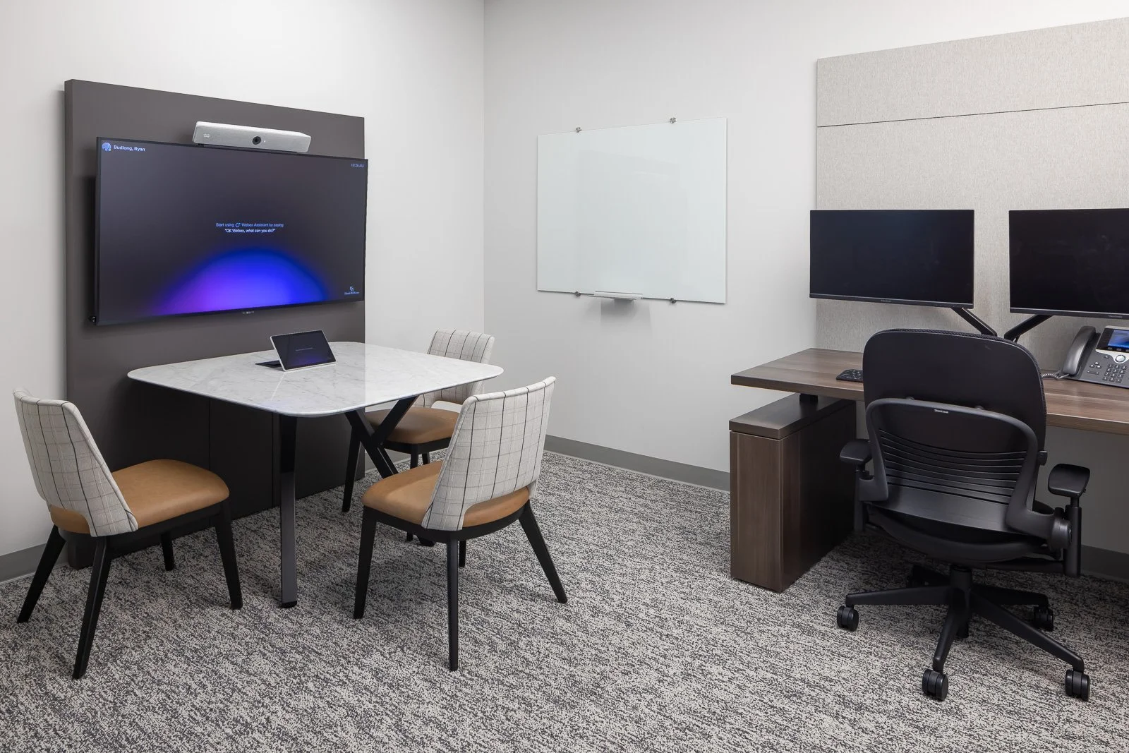 Richmond architecture and interior design firm SMBW's design for an Investment Bank firm.