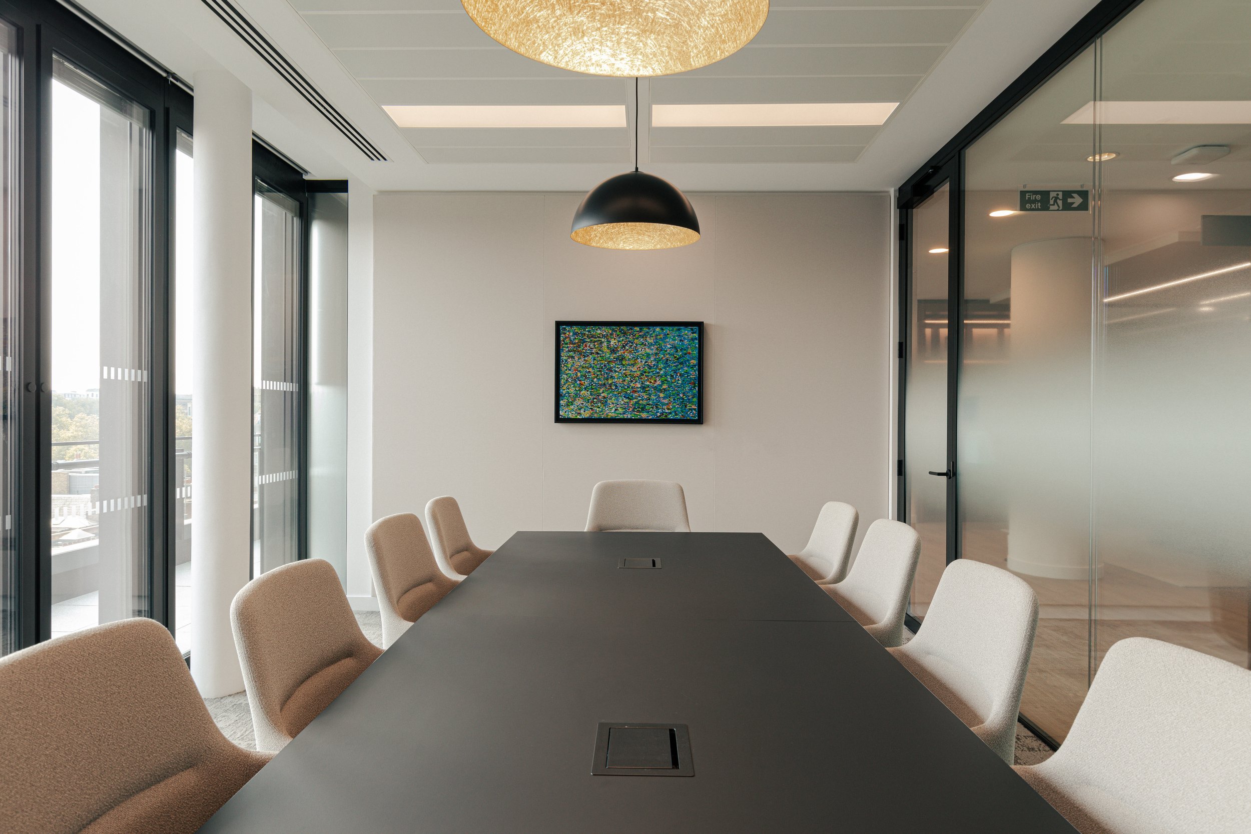 Richmond architecture and interior design firm SMBW's design for a London Investment Bank office.