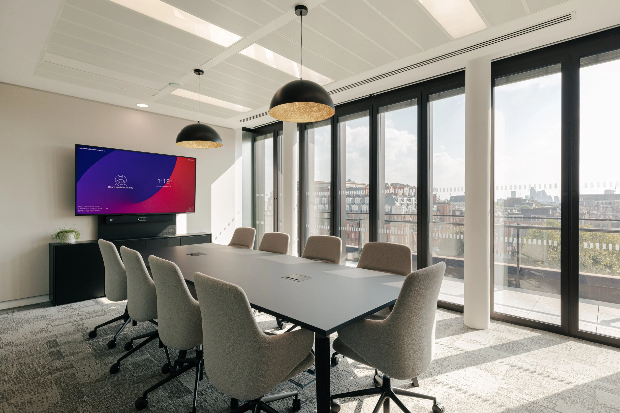 Richmond architecture and interior design firm SMBW's design for a London Investment Bank office.