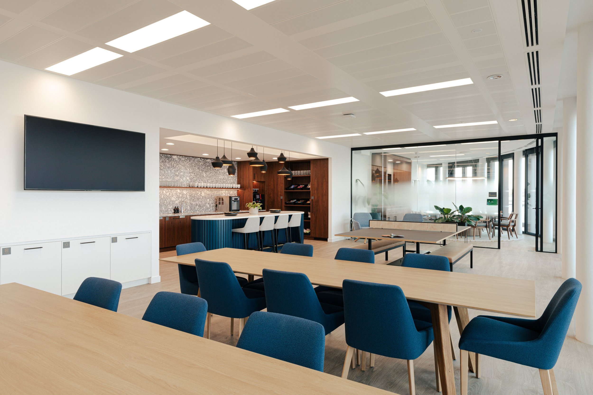 Richmond architecture and interior design firm SMBW's design for a London Investment Bank office.