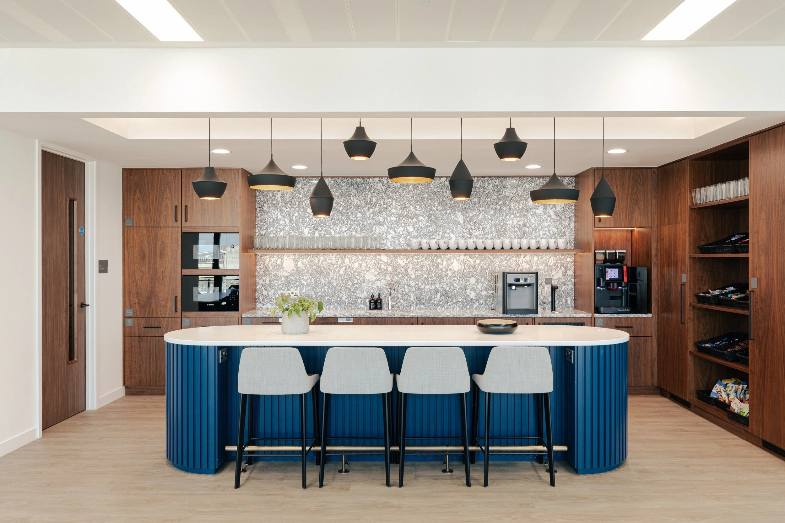 Richmond architecture and interior design firm SMBW's design for a London Investment Bank office.
