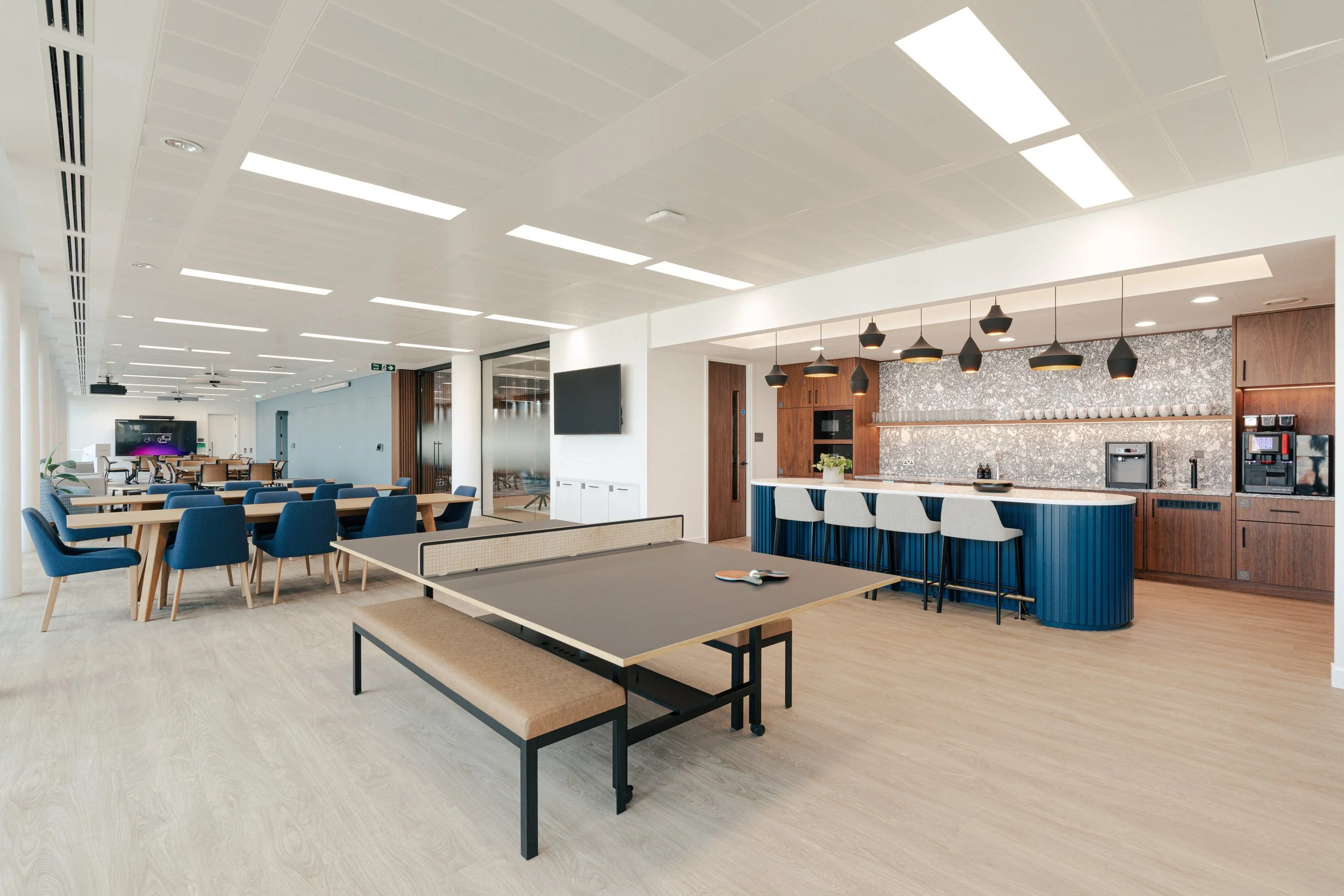 Richmond architecture and interior design firm SMBW's design for a London Investment Bank office.