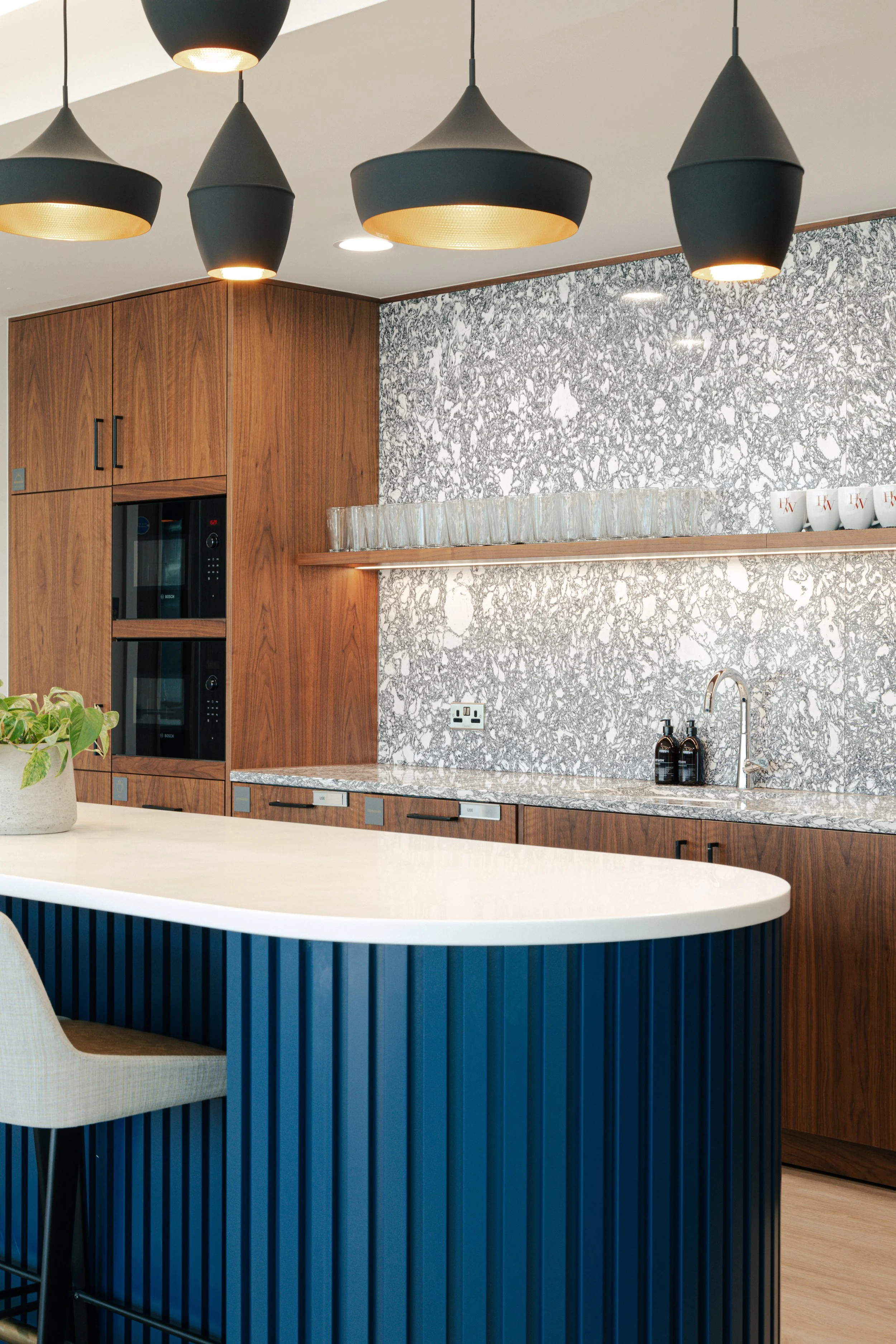 Richmond architecture and interior design firm SMBW's design for a London Investment Bank office.