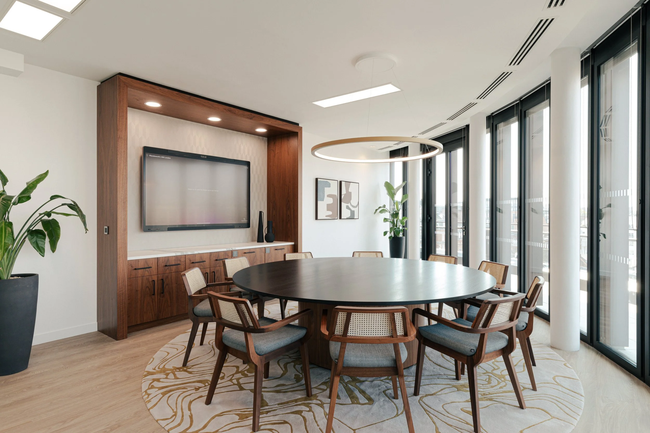 Richmond architecture and interior design firm SMBW's design for a London Investment Bank office.