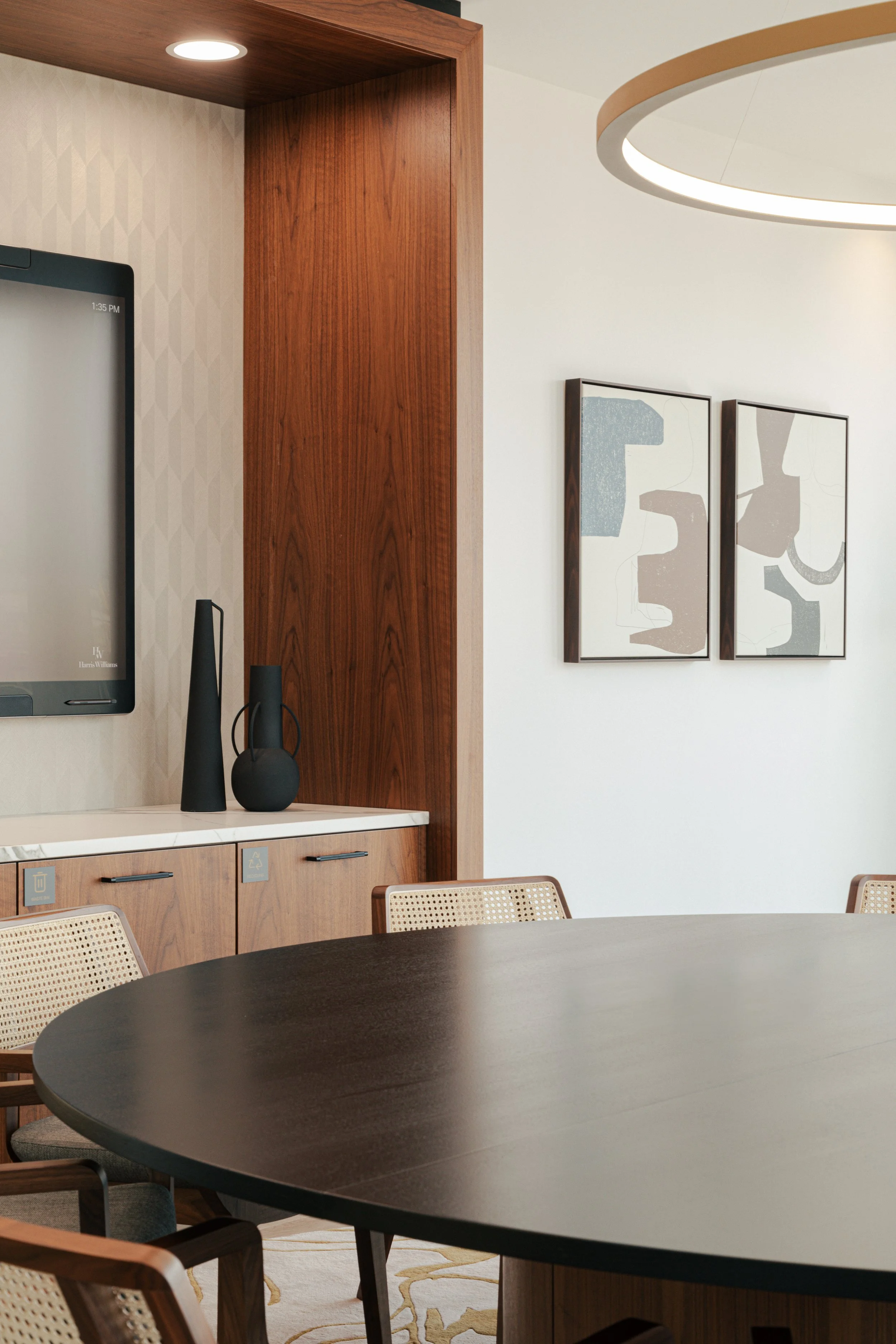 Richmond architecture and interior design firm SMBW's design for a London Investment Bank office.