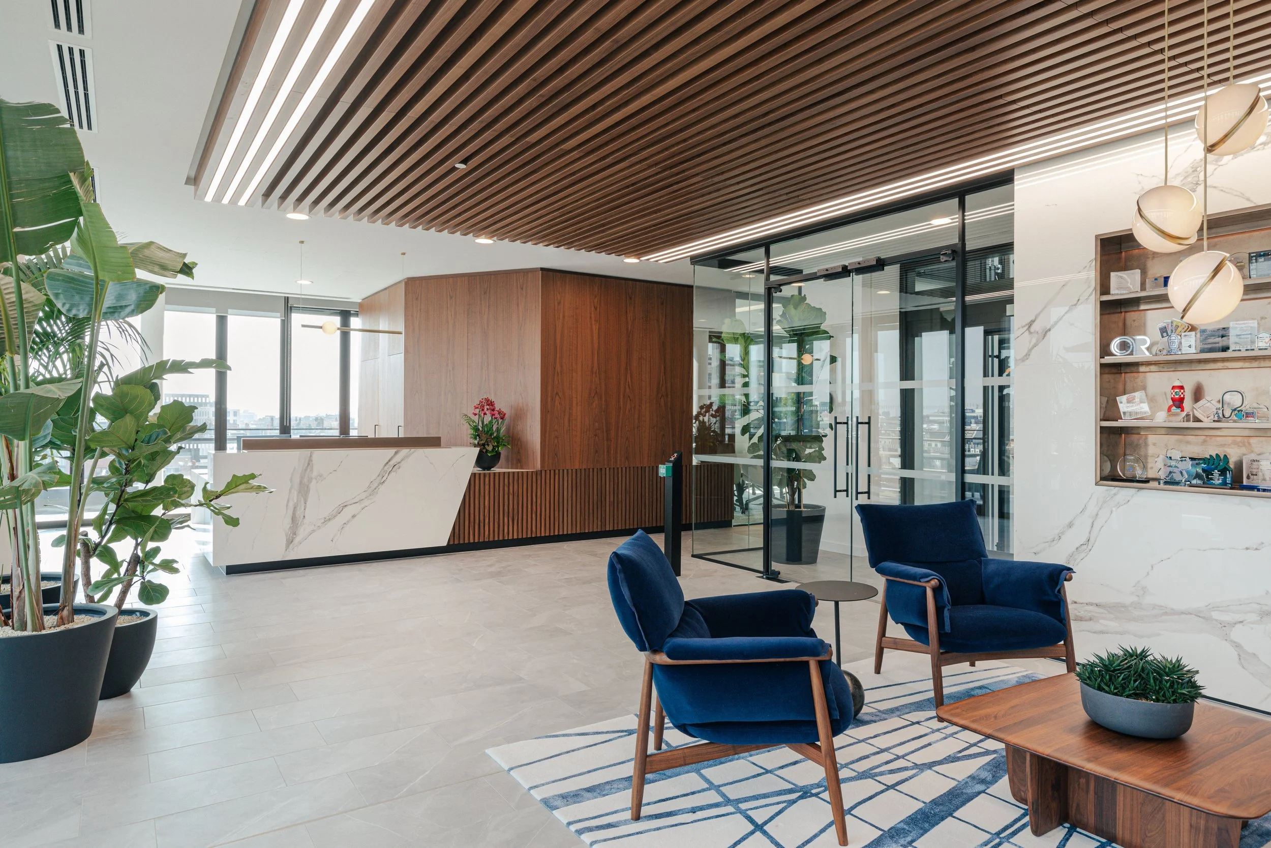 Richmond architecture and interior design firm SMBW's design for a London Investment Bank office.
