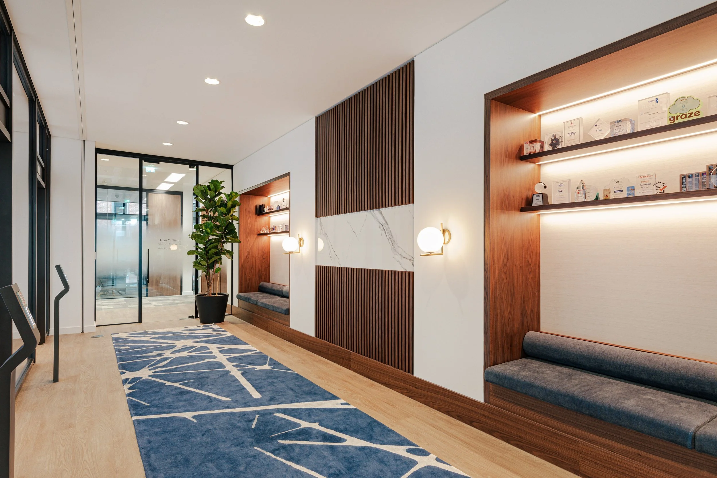 Richmond architecture and interior design firm SMBW's design for a London Investment Bank office.