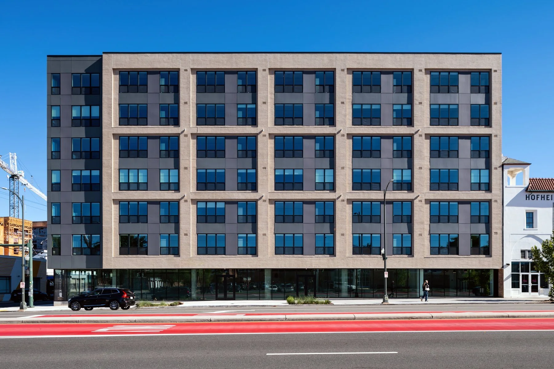 Exterior photo of SMBW mixed-use development Soda Flats in RVA's Scotts Addition by Ansel Olson