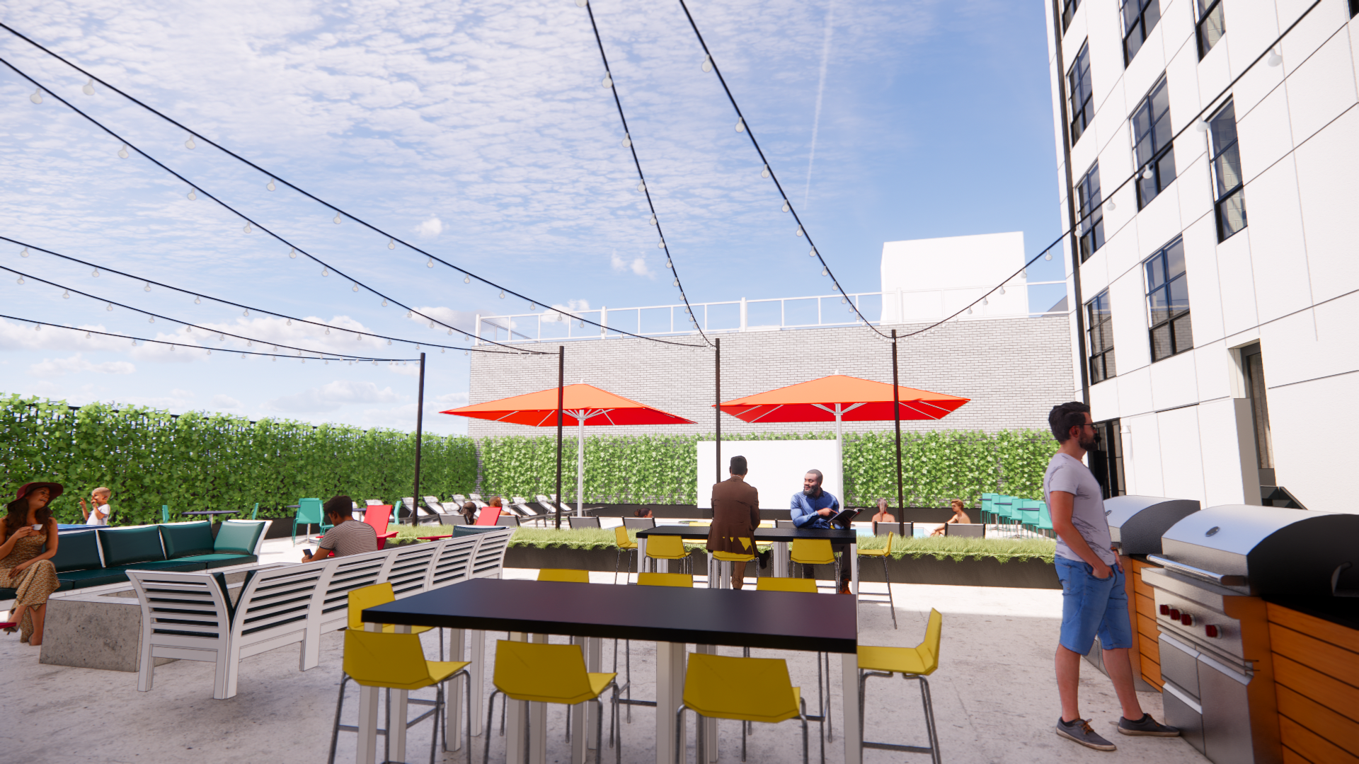 Rendering of unit in SMBW mixed-use development Soda Flats in RVA's Scotts Addition
