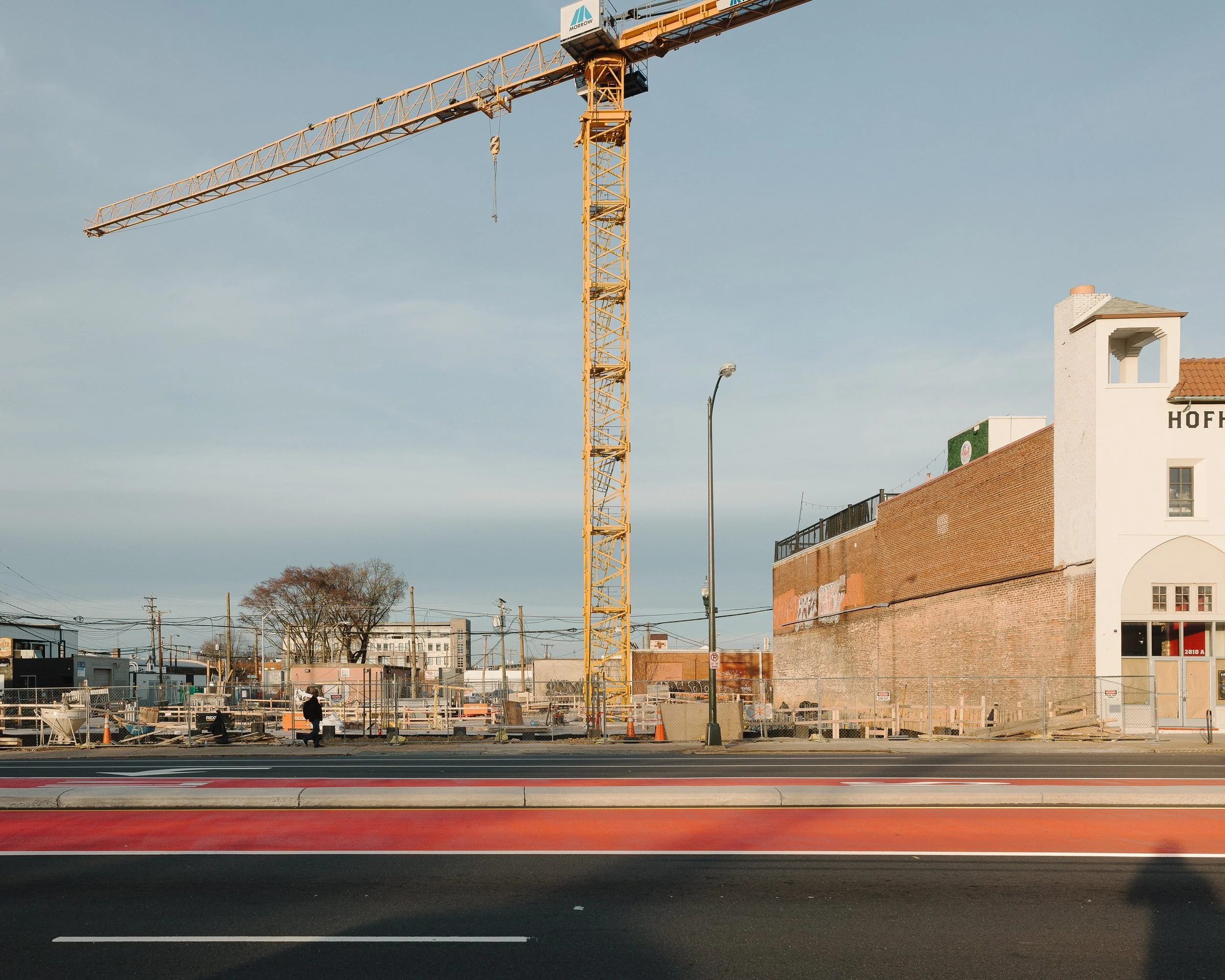 Construction progress of SMBW mixed-use development Soda Flats in RVA's Scotts Addition
