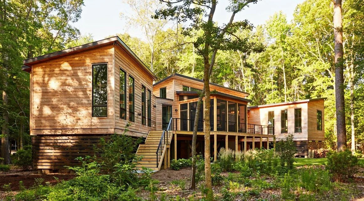 Exterior of Eastern Shore Residence