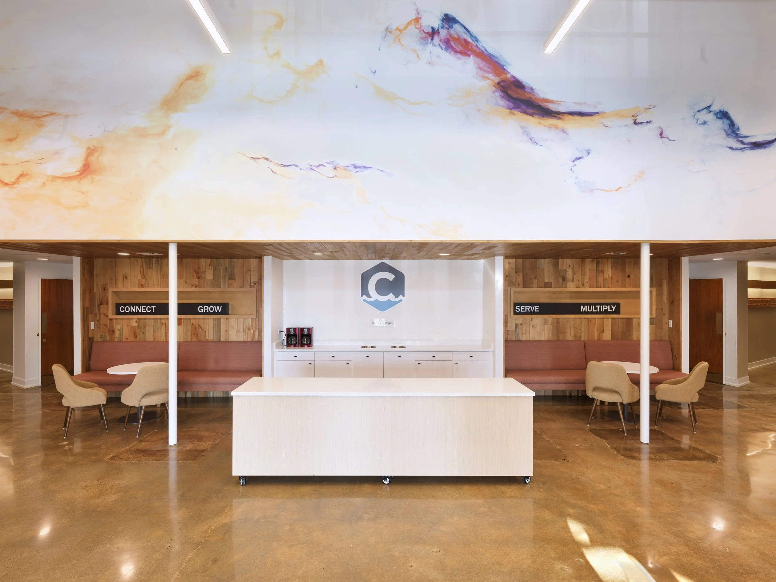 Richmond architecture and interior design firm SMBW's design for Bethany Place Baptist Church.