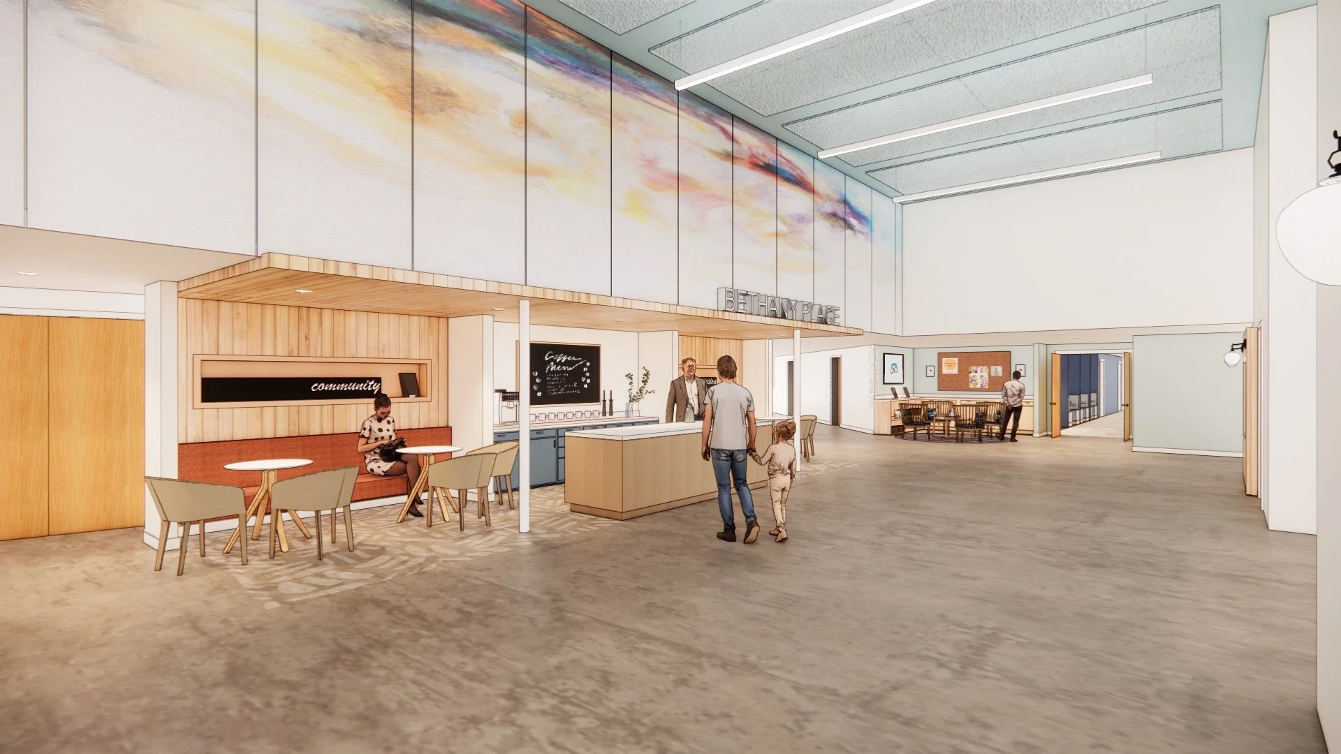 Richmond architecture and interior design firm SMBW's design for Bethany Place Baptist Church.