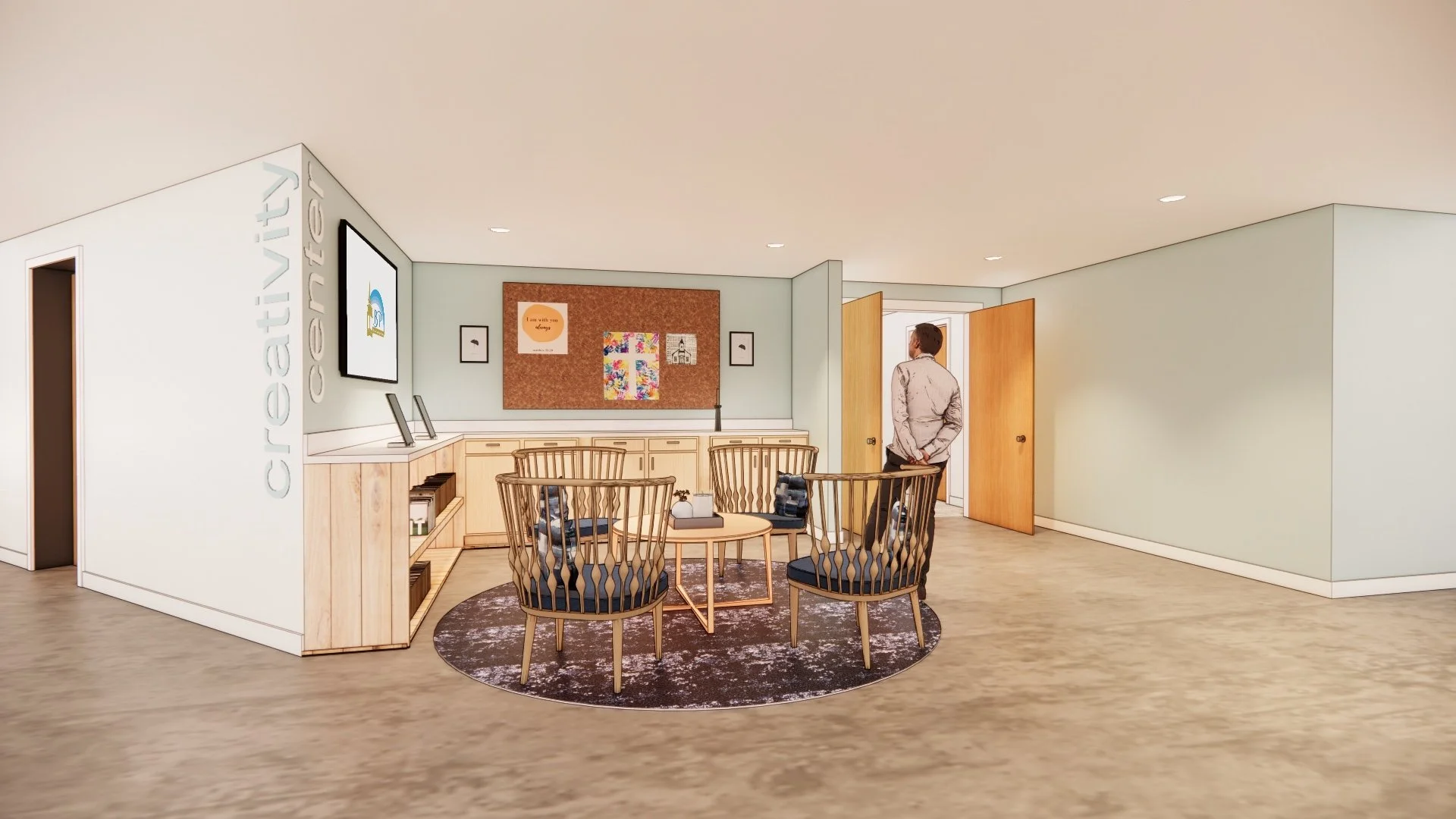 Richmond architecture and interior design firm SMBW's design for Bethany Place Baptist Church.