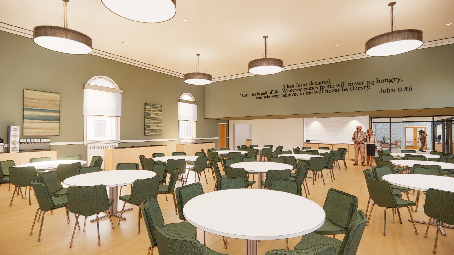 Richmond architecture and interior design firm SMBW's design for Bethany Place Baptist Church.
