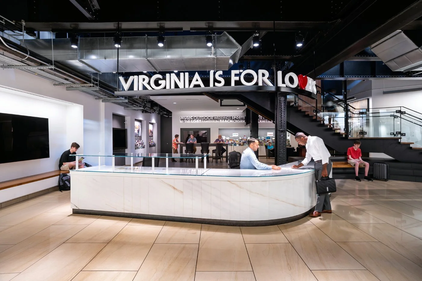 Richmond architecture and interior design firm SMBW's design for Main Street Station