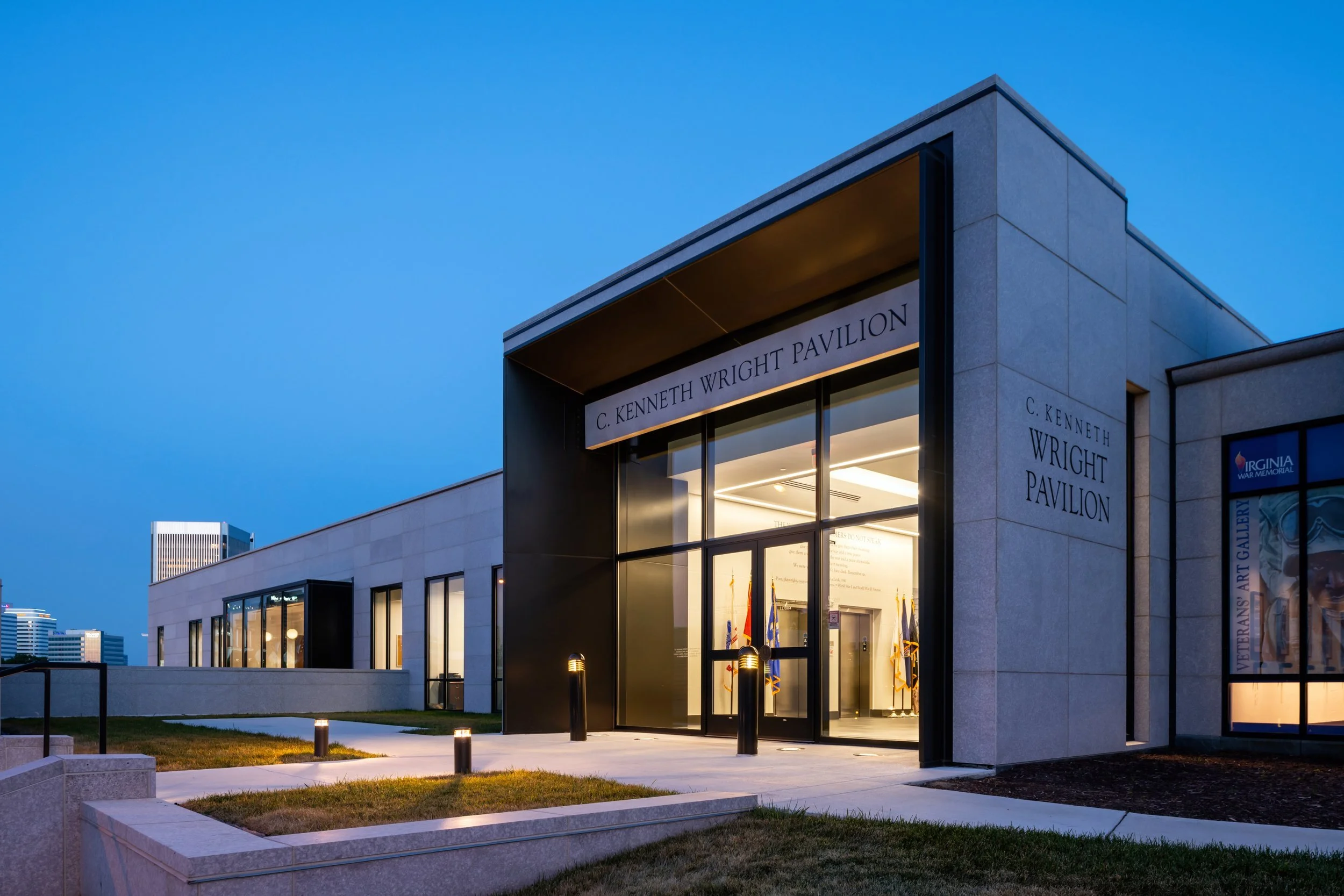 Exterior of Virginia War Memorial