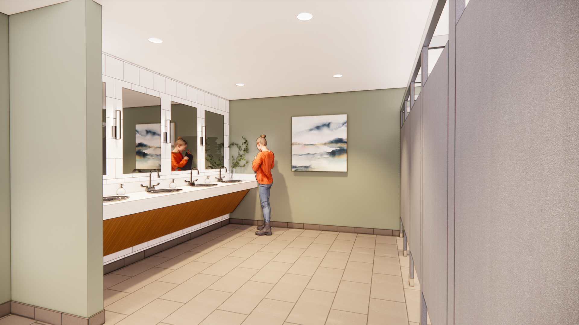 Richmond architecture and interior design firm SMBW's design for Bethany Place Baptist Church.
