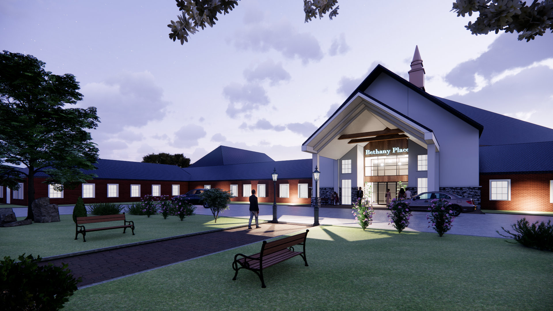 Richmond architecture and interior design firm SMBW's design for Bethany Place Baptist Church.