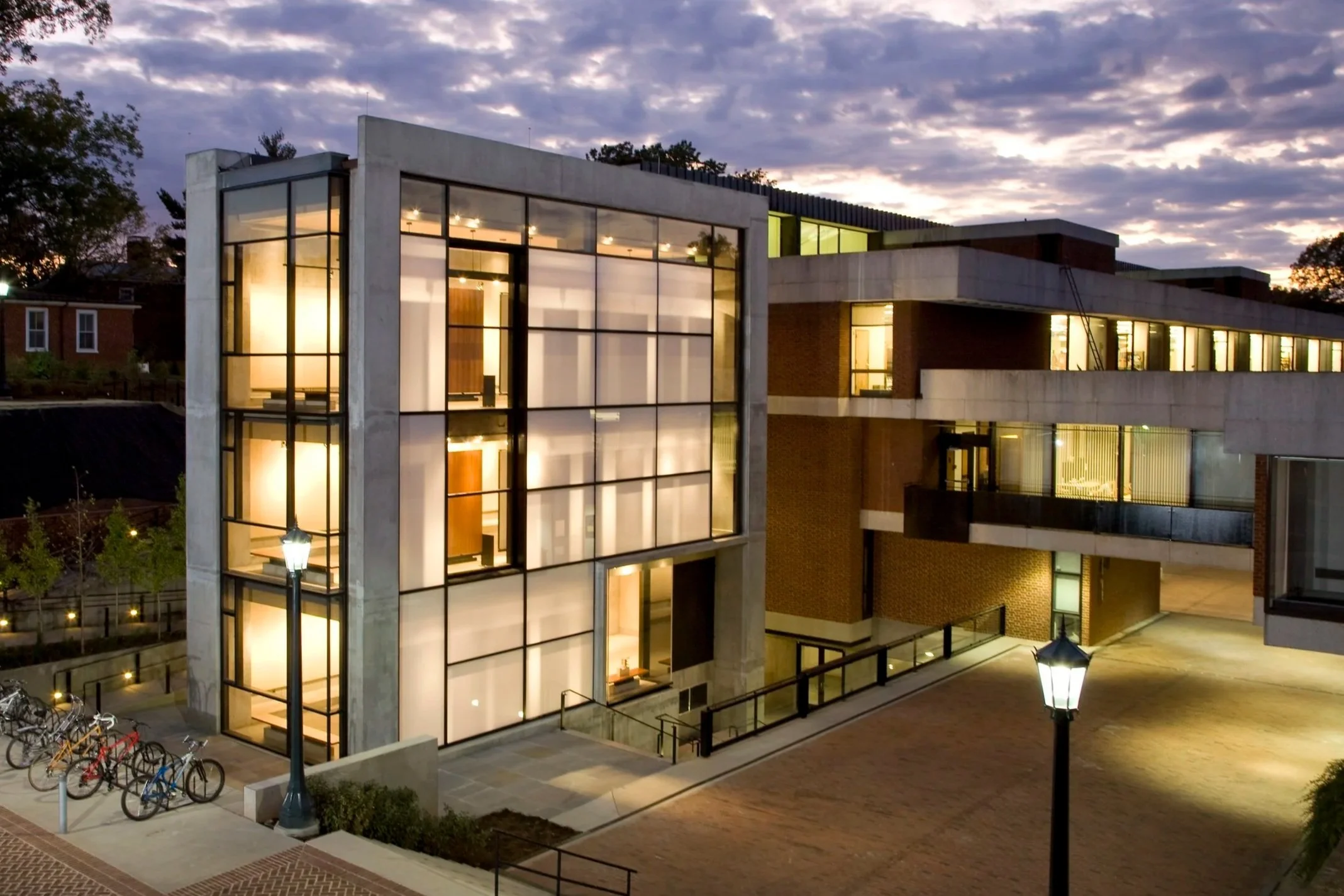 Exterior of UVA Campbell Hall