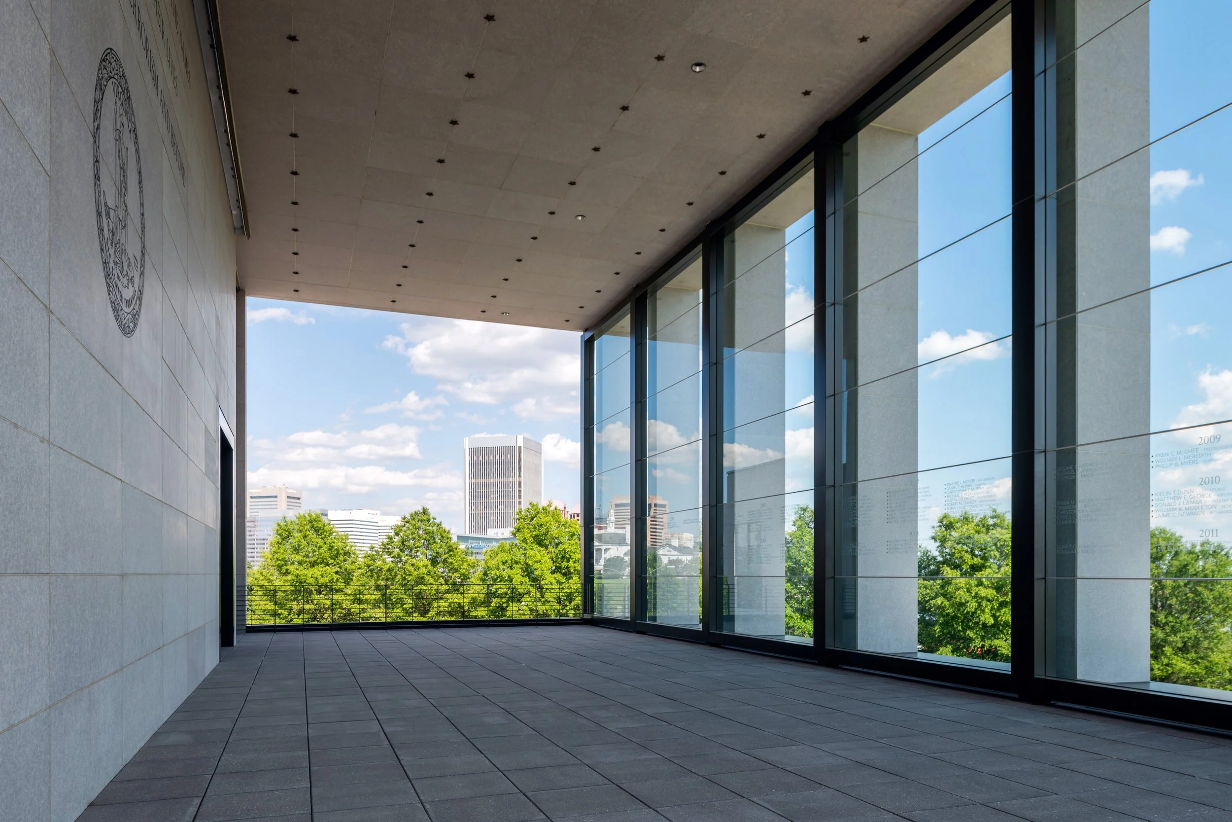 Exterior of Virginia War Memorial