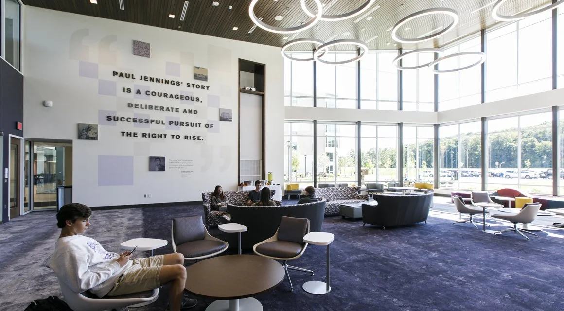 Interior of JMU Paul Jennings Hall