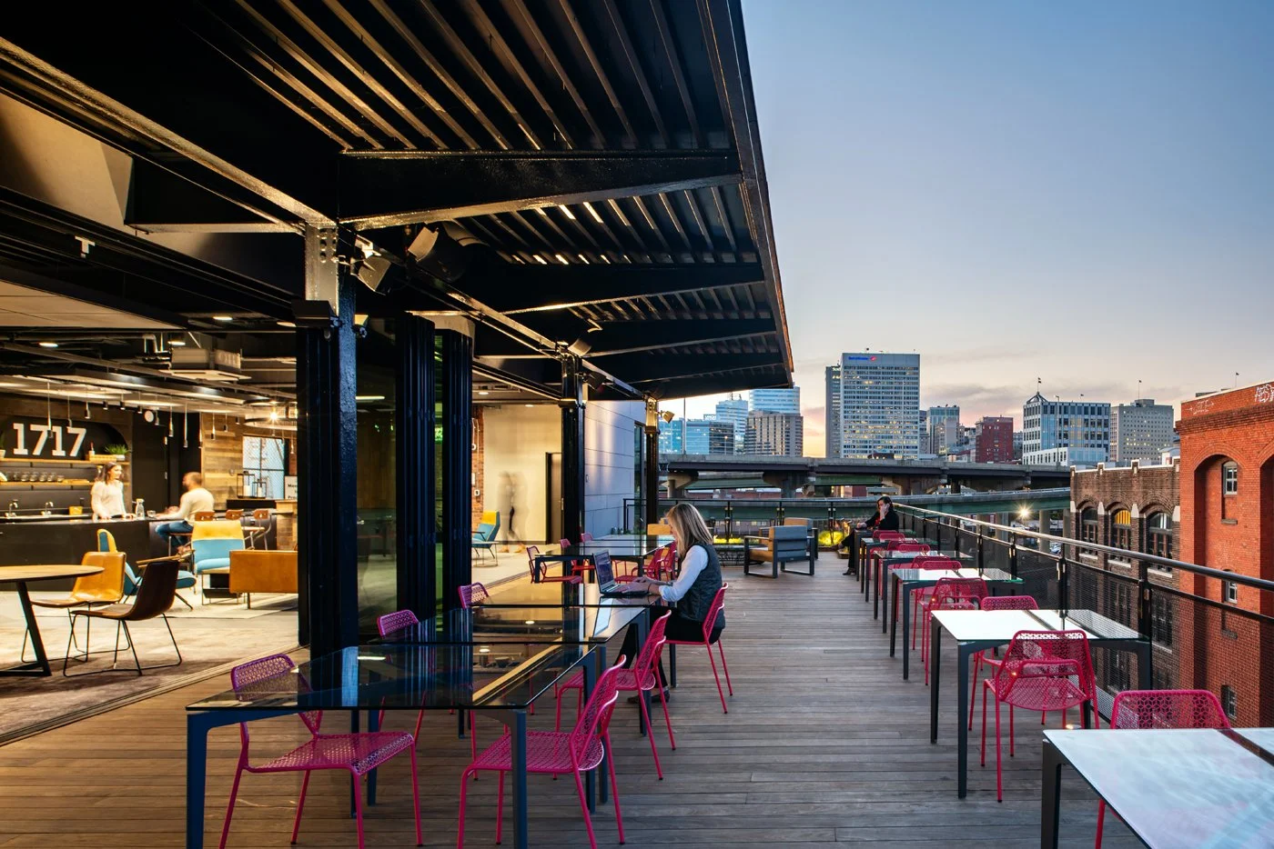 Exterior Patio of 1717 Innovation Hub