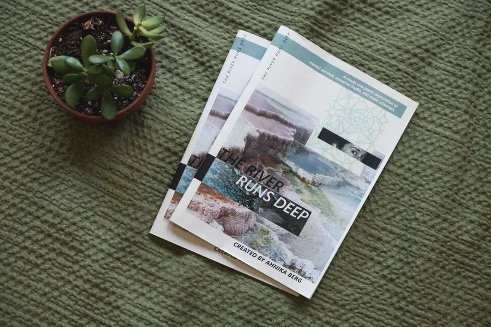 'The River Runs Deep' Newsprint Softcover