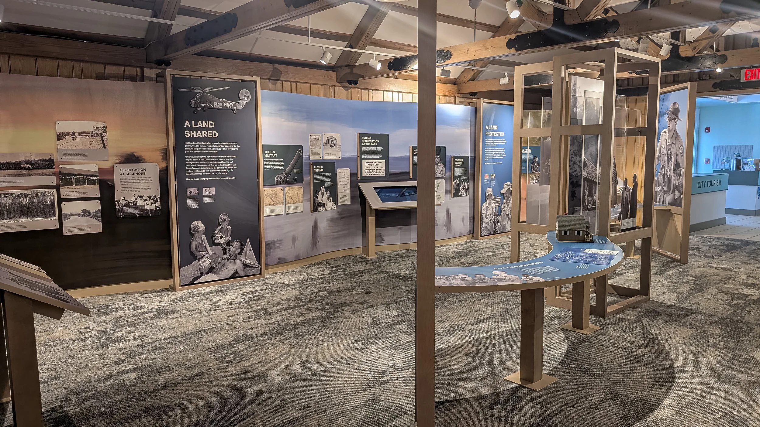 First Landing State Park Visitor Center Exhibit Design