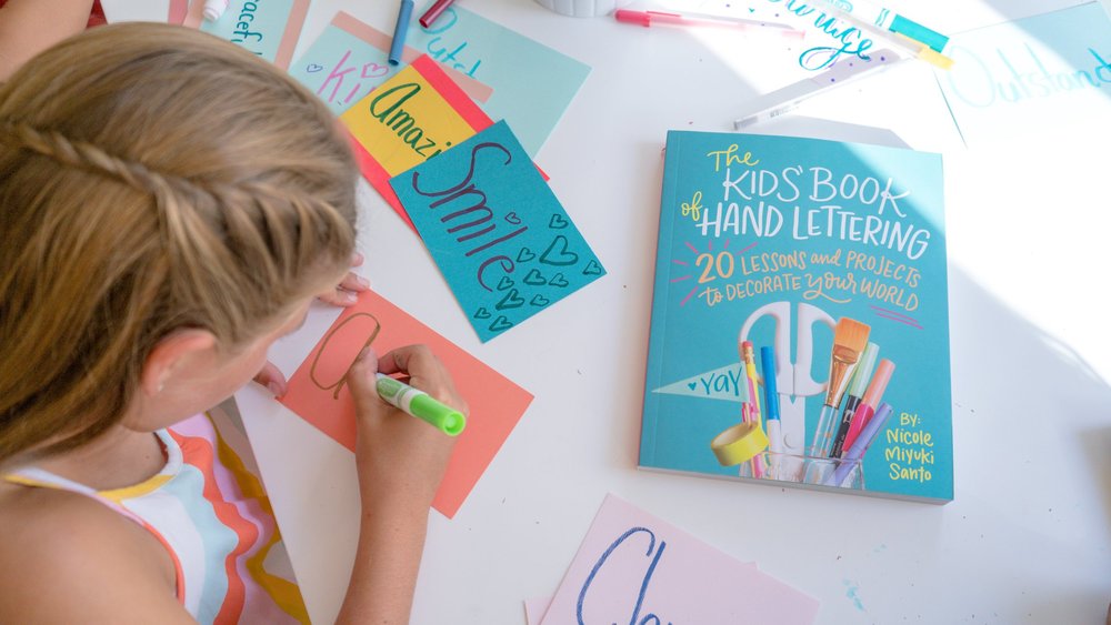 Hand Lettering Examples Children Book Kids Book of Hand Lettering — Nicole Miyuki