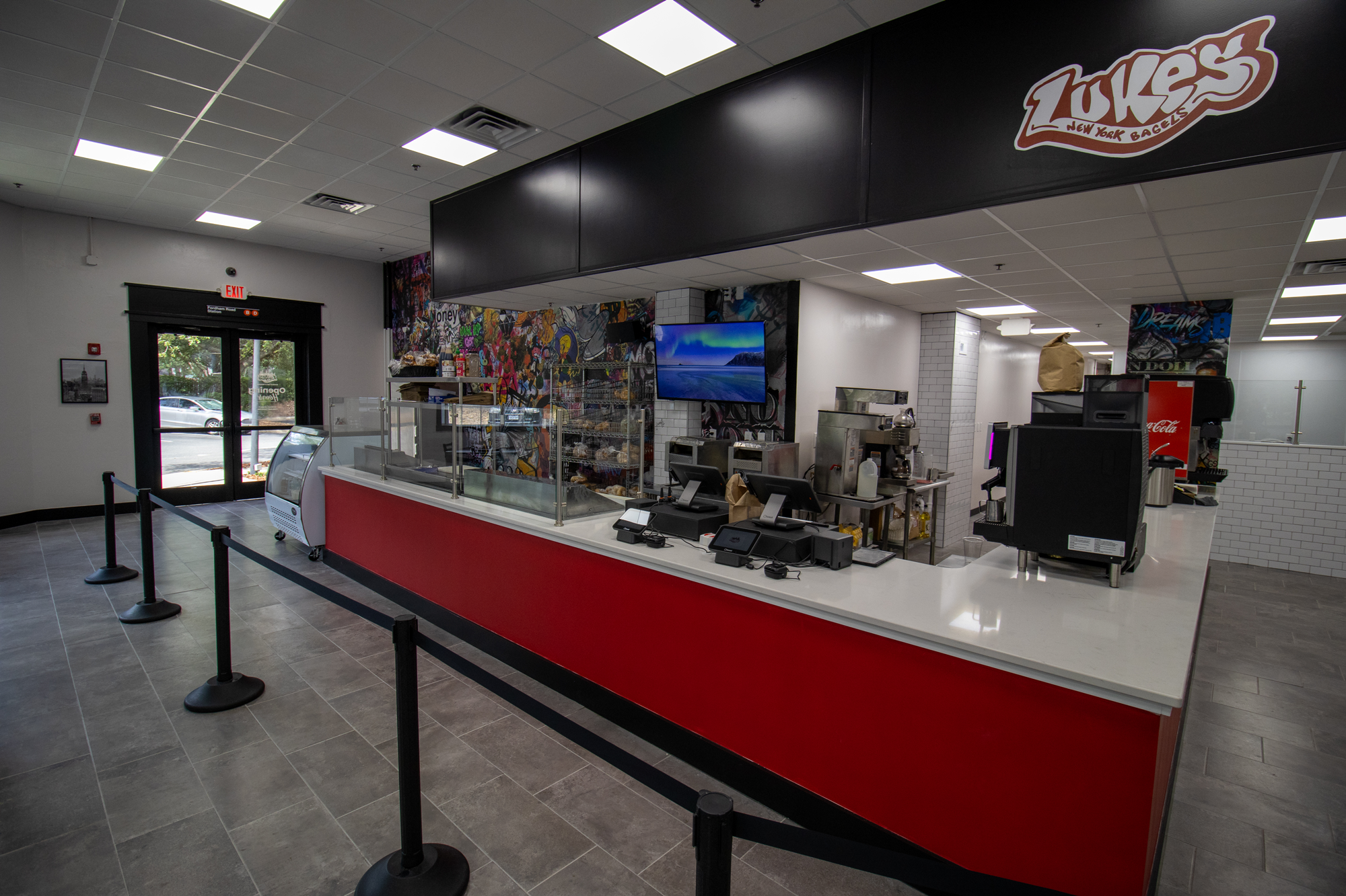 Restaurant kitchen counter