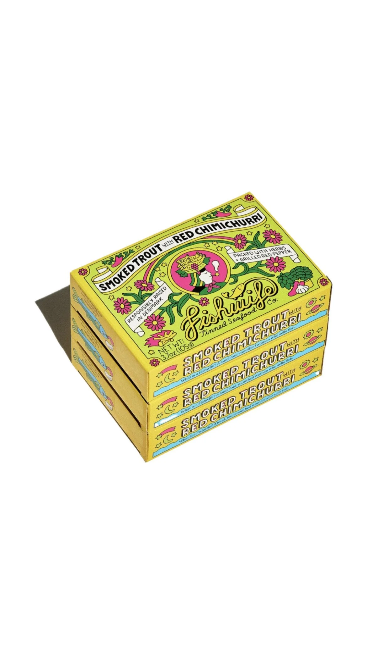 SMOKED TROUT WITH RED CHIMICHURRI