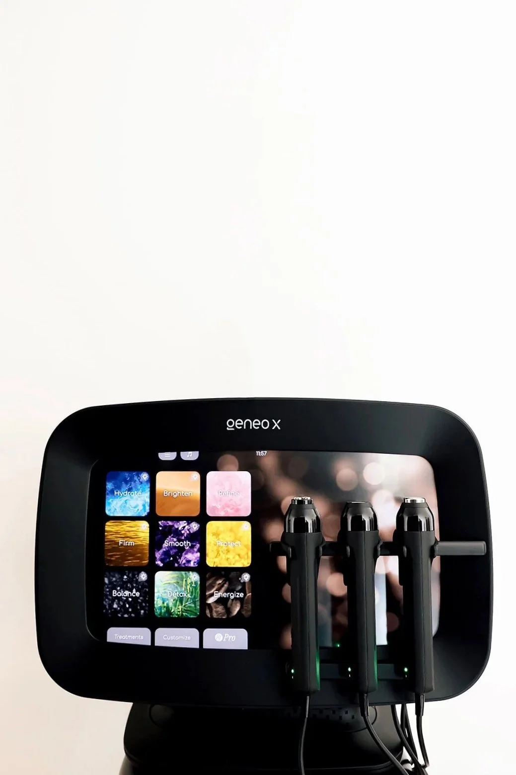 Addison, nurse injector at Meadow Aesthetics in Wichita, KS, holding syringes to promote filler treatments.