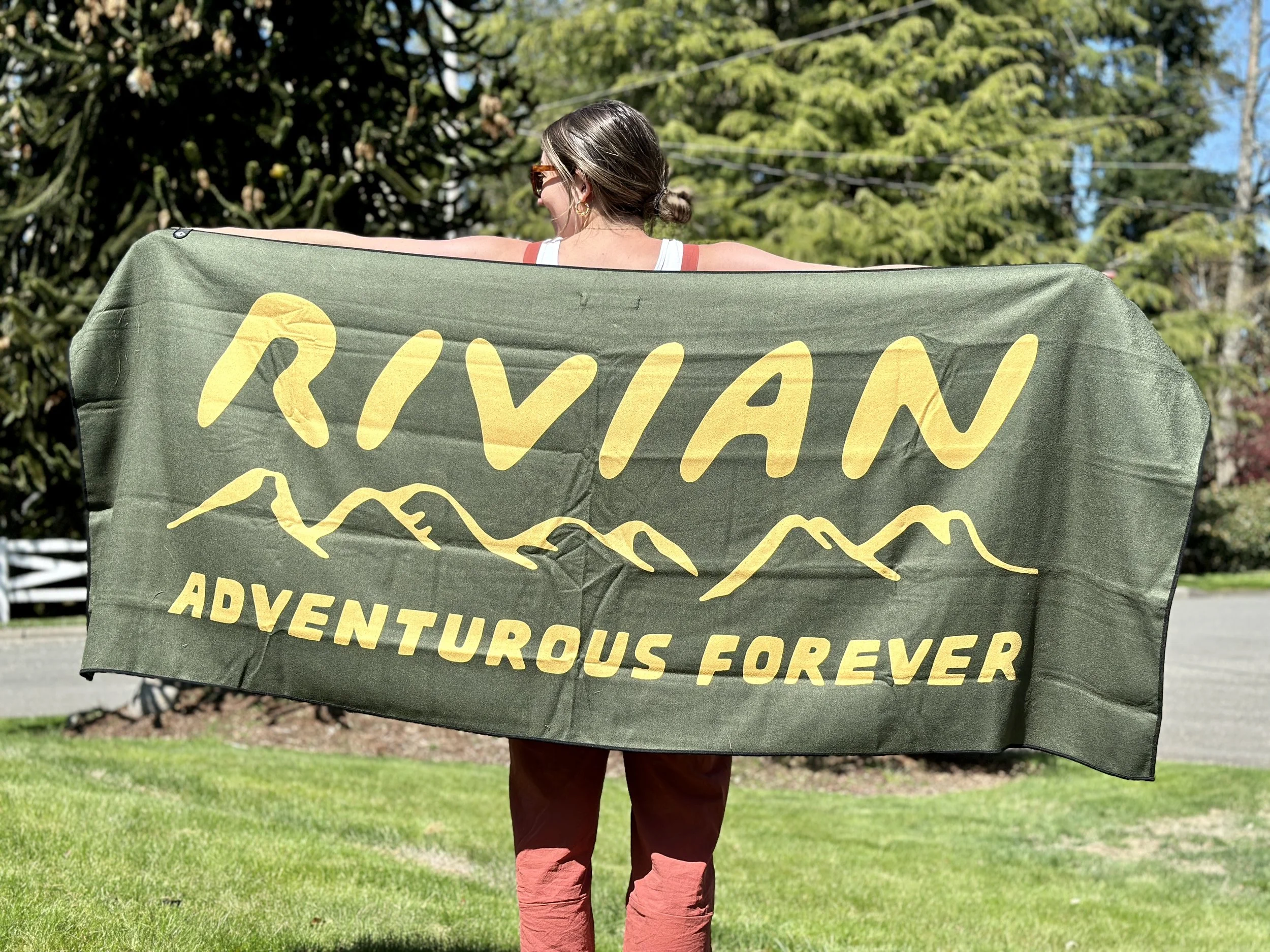Rivian x Nomadix® Adventure Towel — EMERALD CITY RIVIAN CLUB