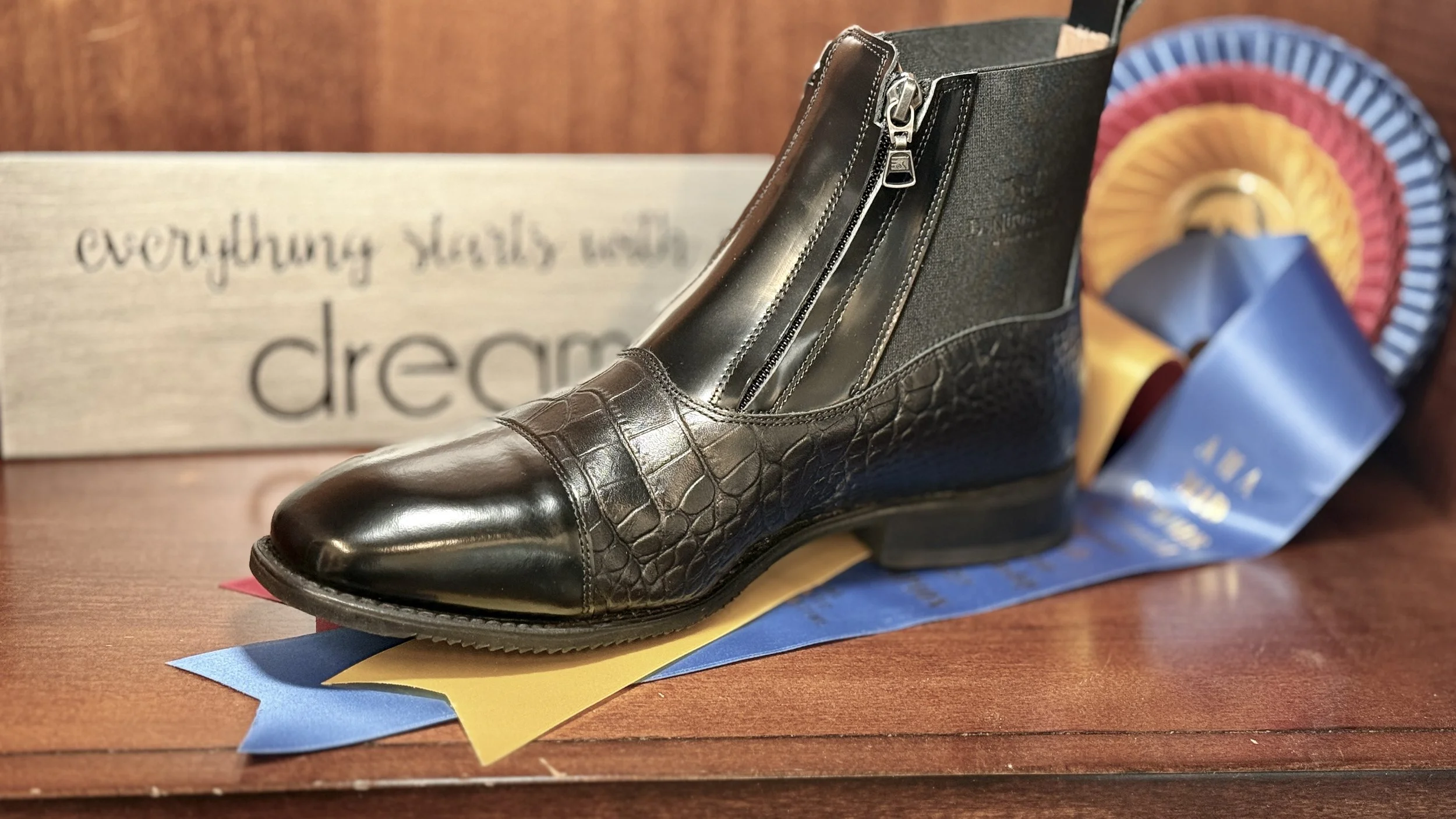 JD Signature Mens Black Croc