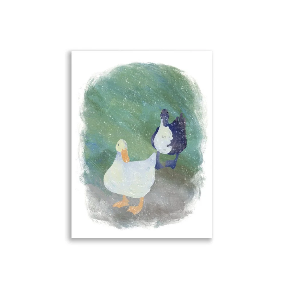 Ducks in a row print